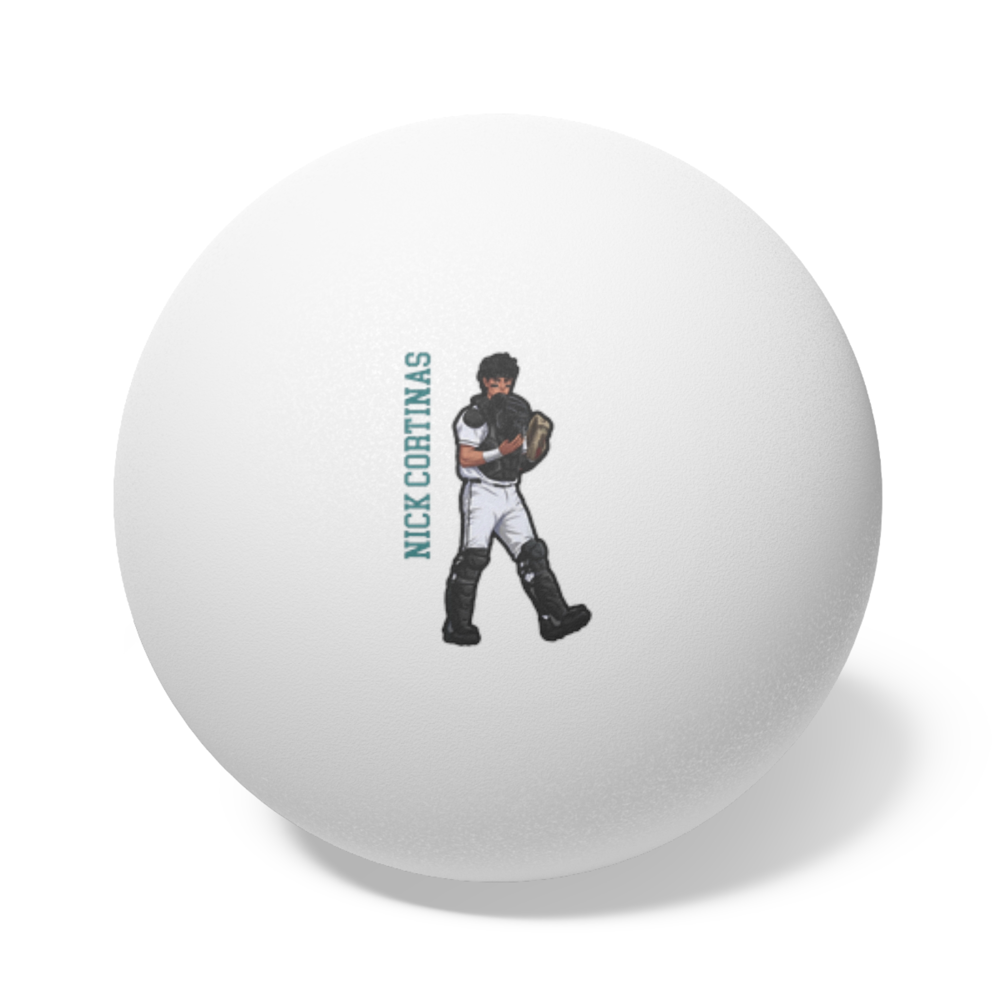 Ping Pong Balls, 6 pcs — character_name_vertical in White