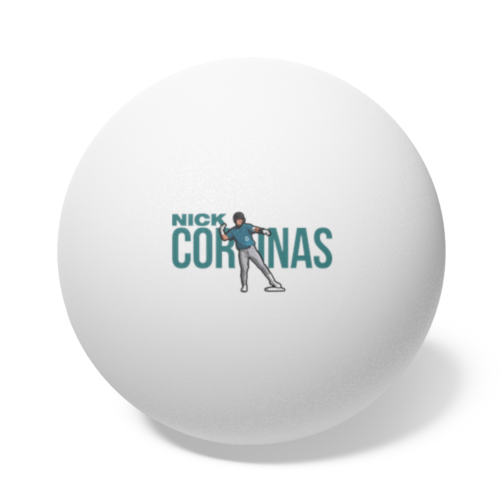 Ping Pong Balls, 6 pcs — character_player_name in White