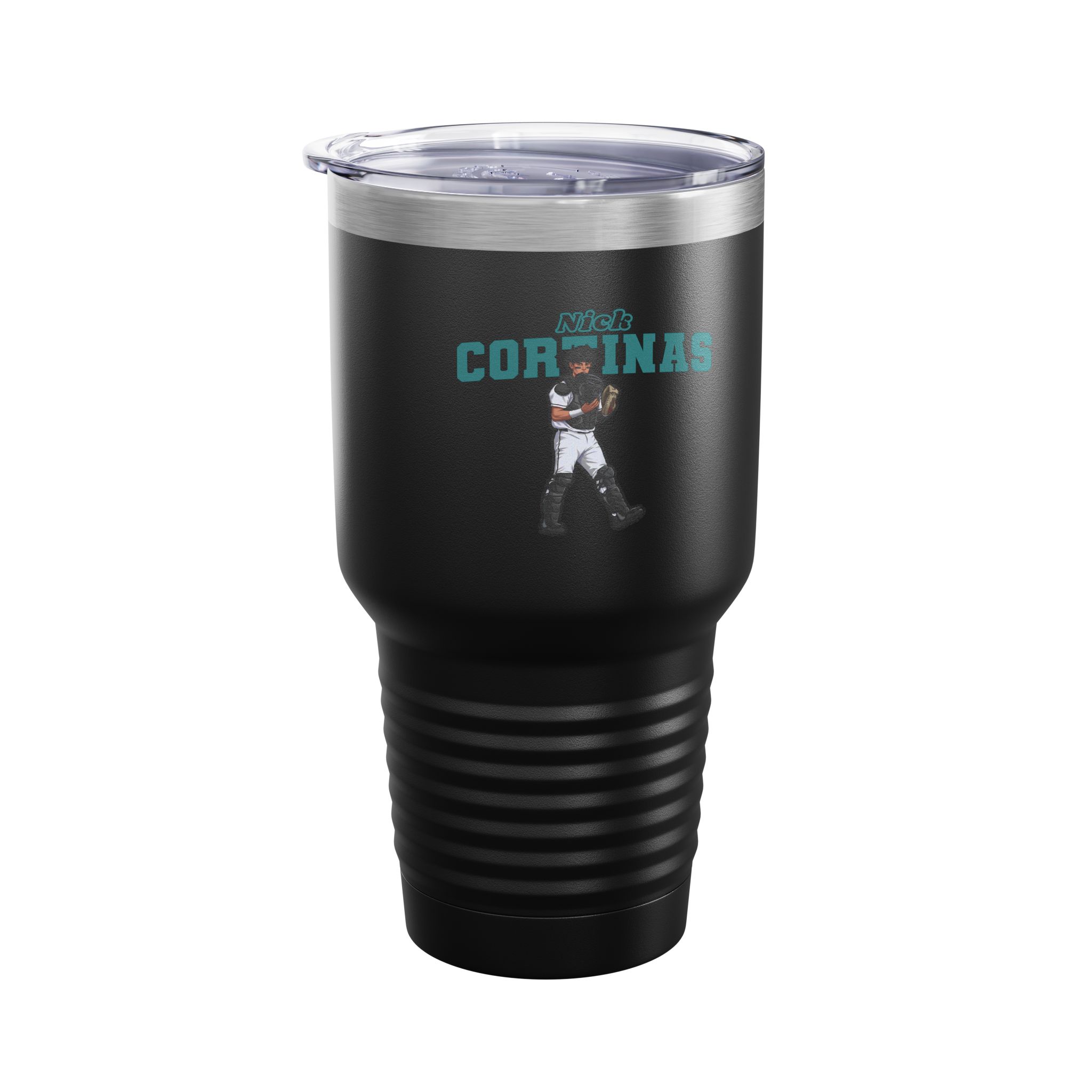 30oz Tumbler — character_name_arch in Black