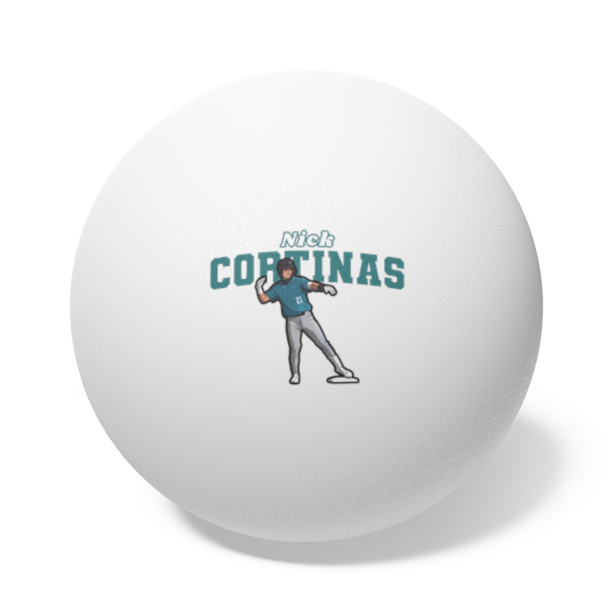 Ping Pong Balls, 6 pcs — character_name_arch in White
