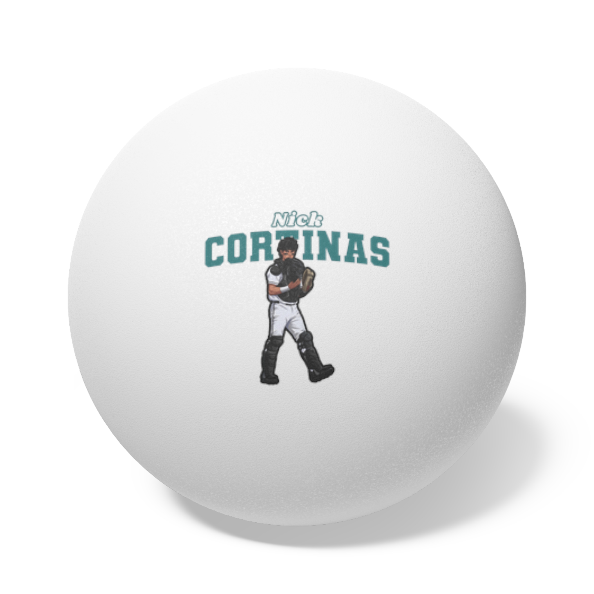 Ping Pong Balls, 6 pcs — character_name_arch in White