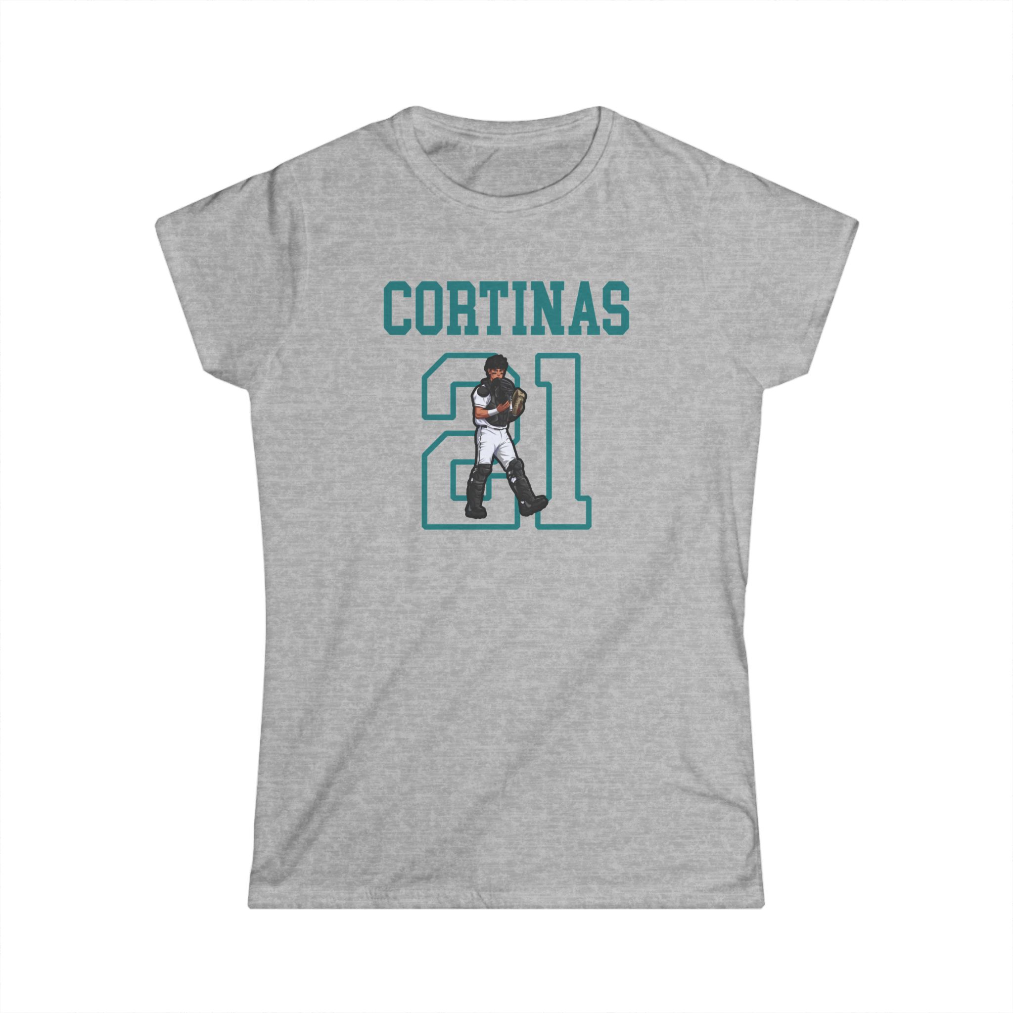 Women's Softstyle Tee — character_shirsey in Grey