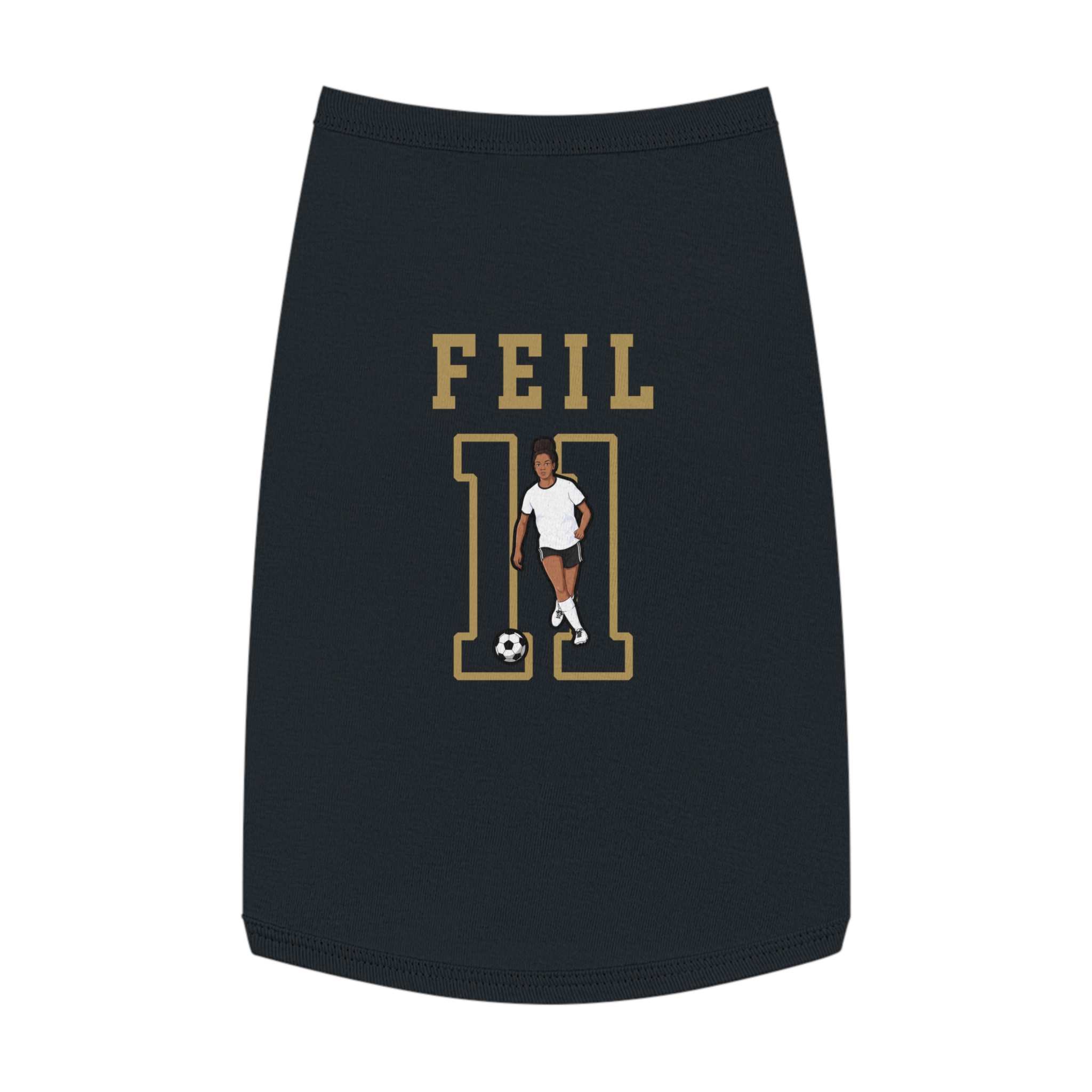 Pet Tank Top — character_shirsey in Black