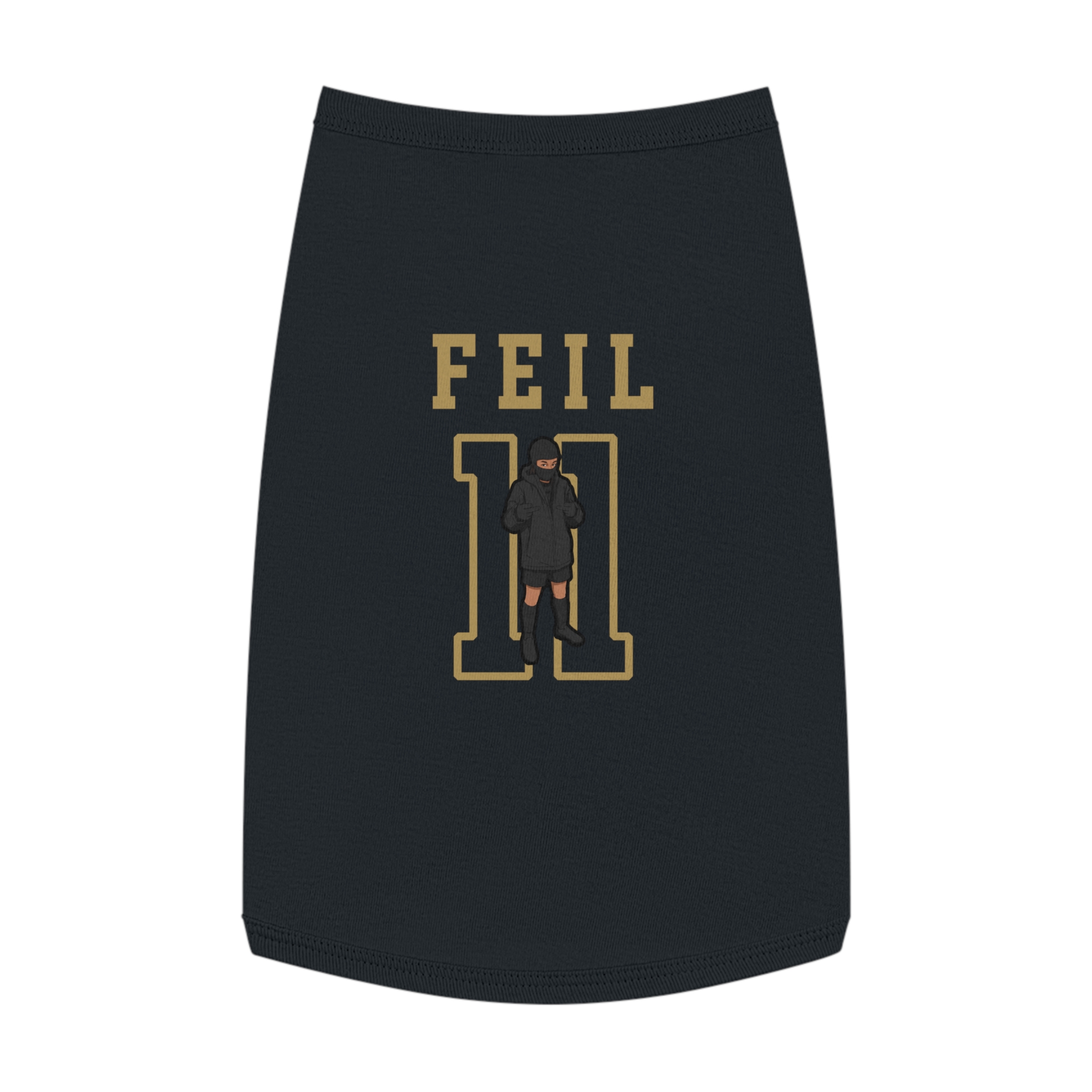 Pet Tank Top — character_shirsey in Black