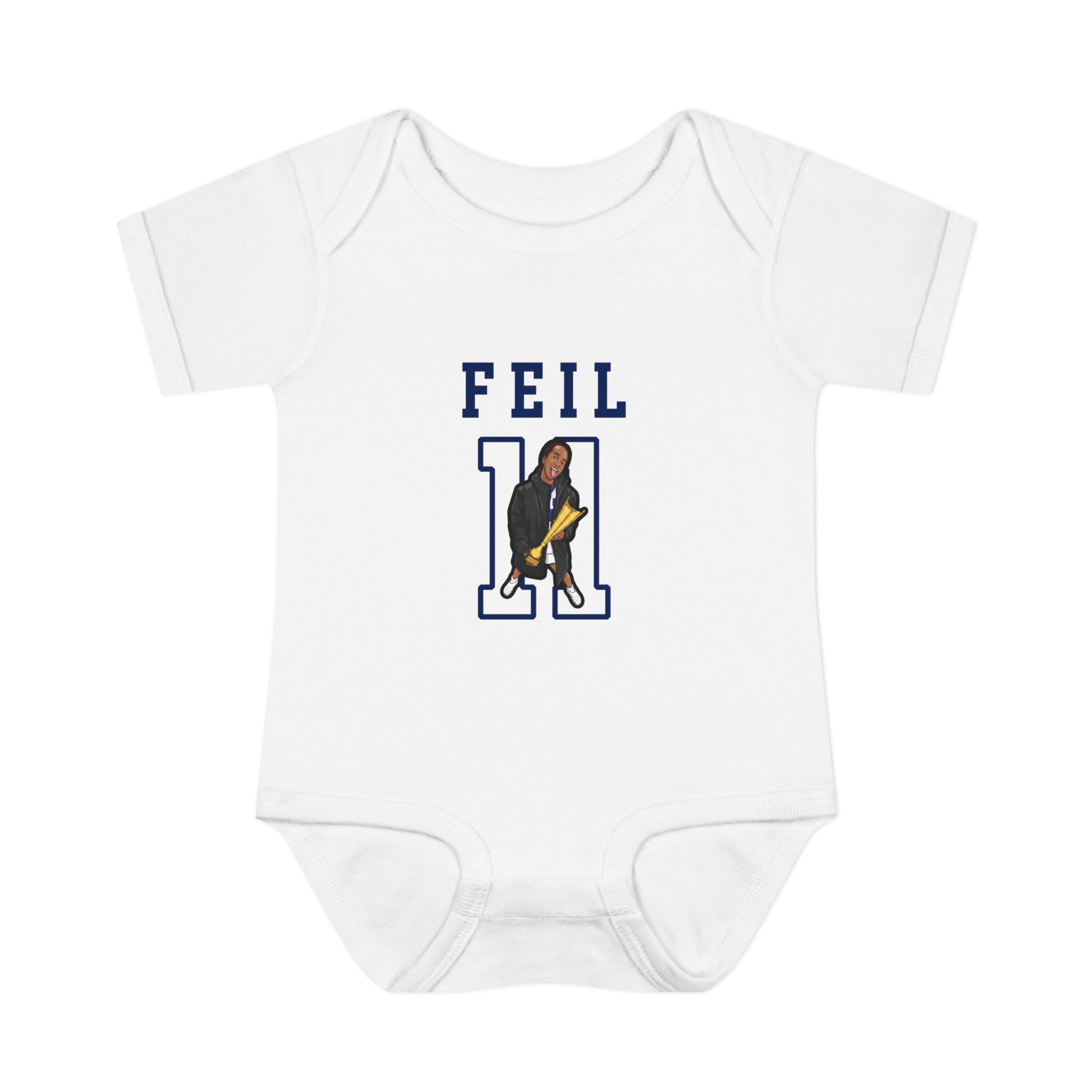 Baby Onesie — character_shirsey in White