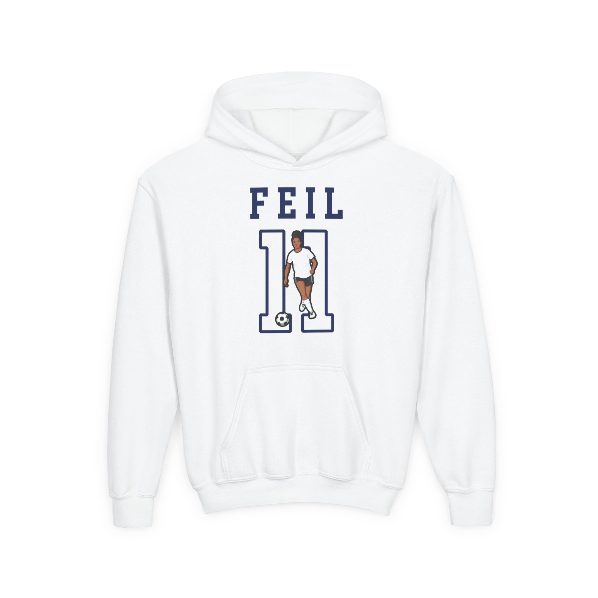 Youth Hoodie — character_shirsey in White