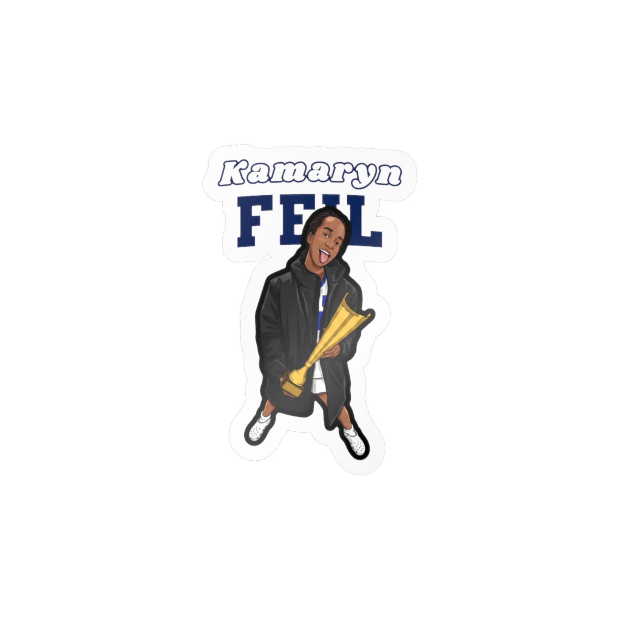 Vinyl Sticker — character_name_arch in Classic