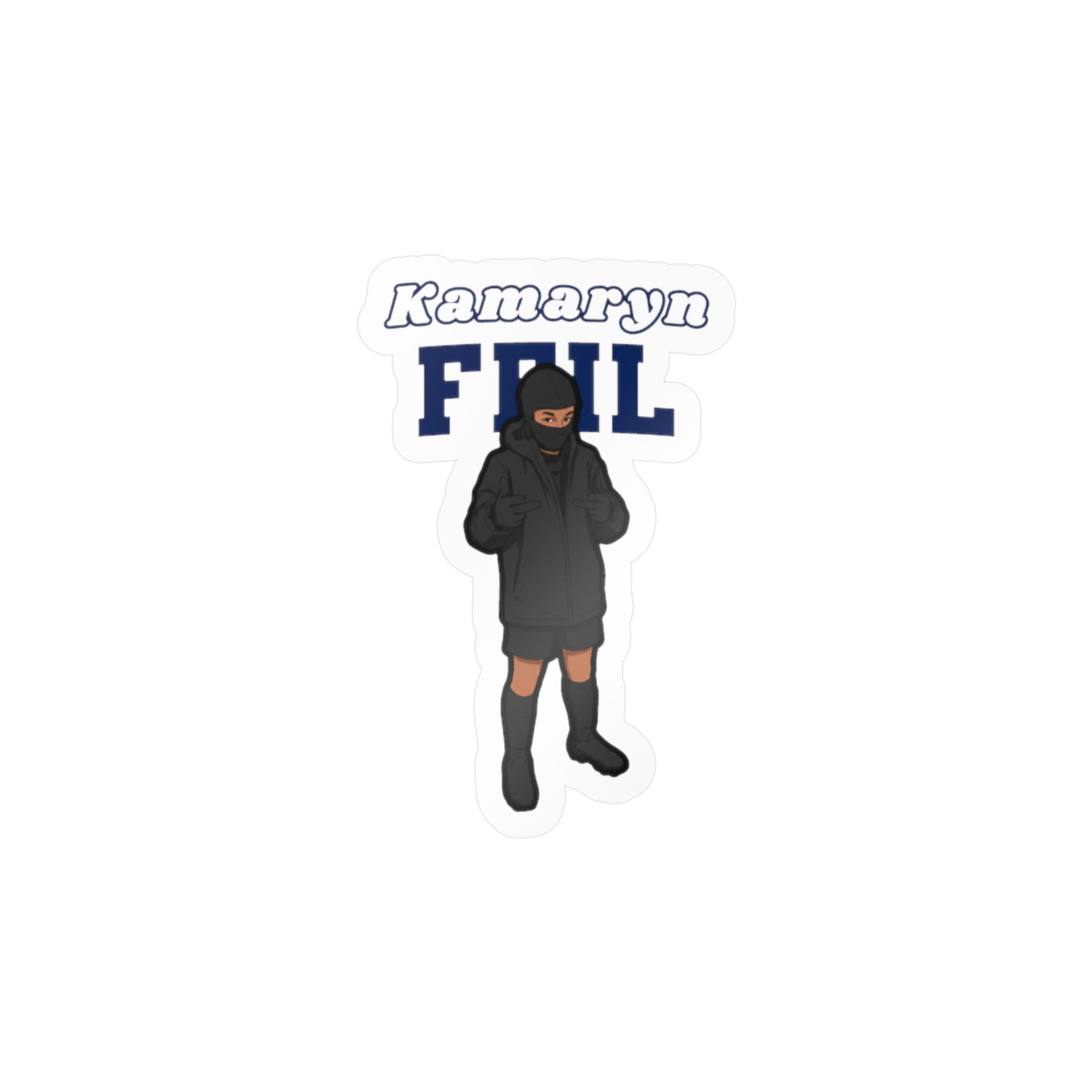 Vinyl Sticker — character_name_arch in Classic