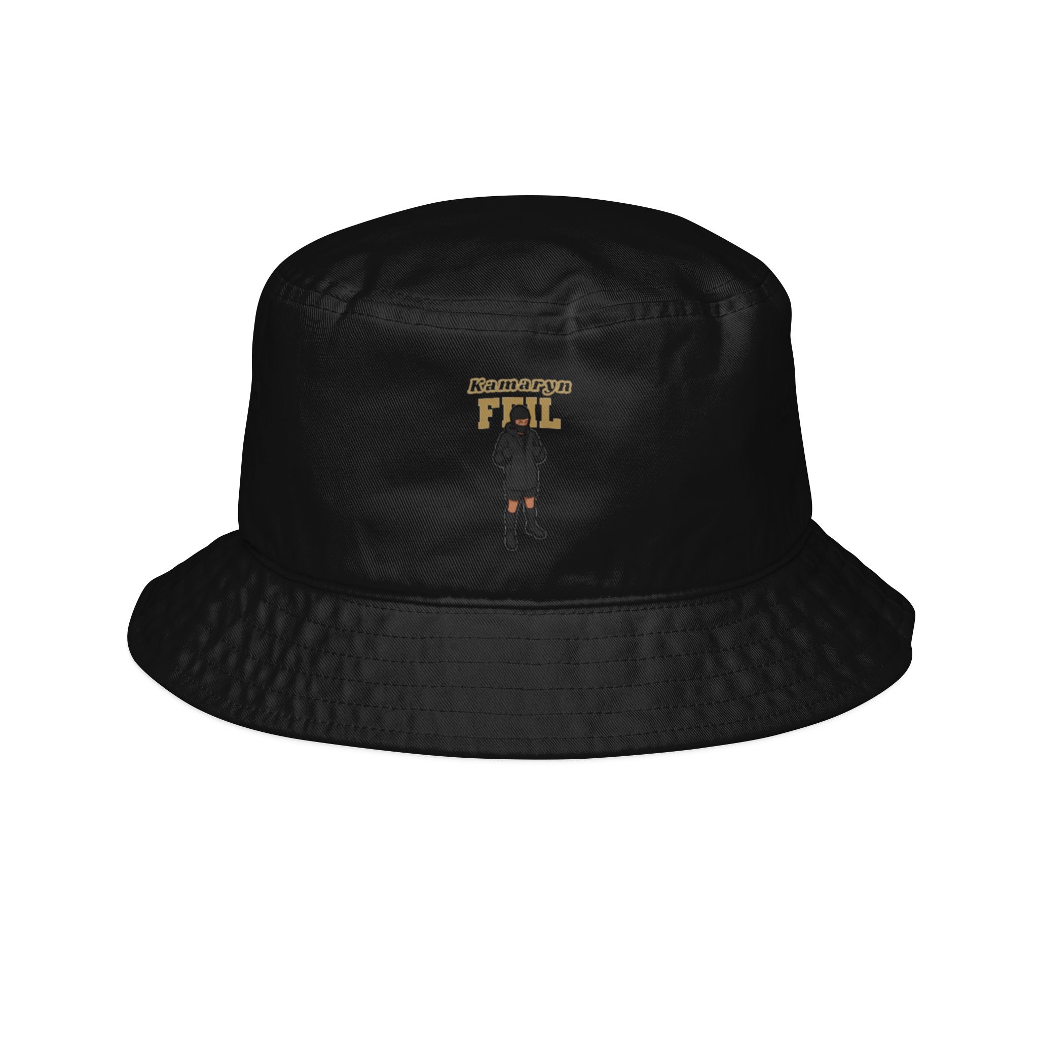 Bucket Hat — character_name_arch in Black