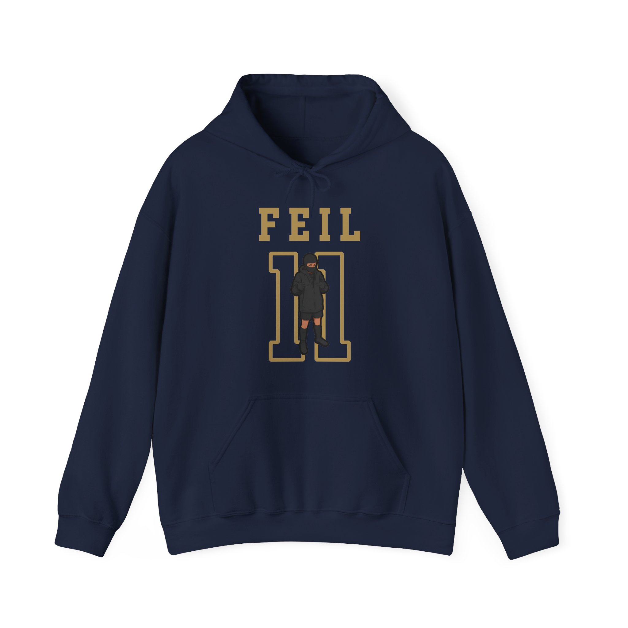 Hoodie — character_shirsey in Navy