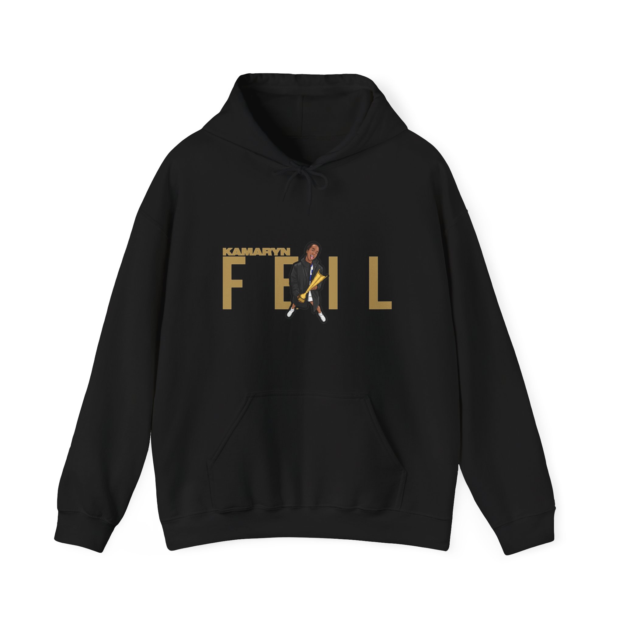 Hoodie — character_player_name in Black