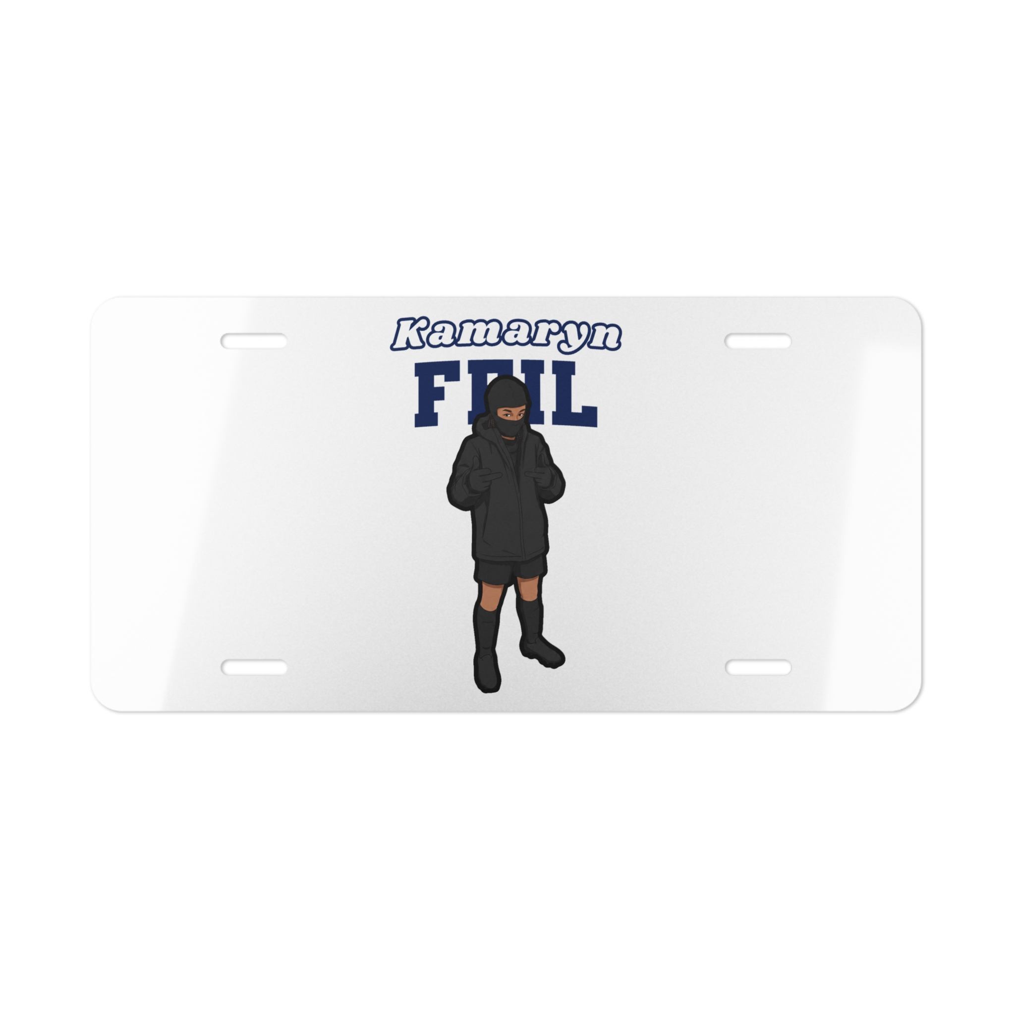 License Plate — character_name_arch in Classic
