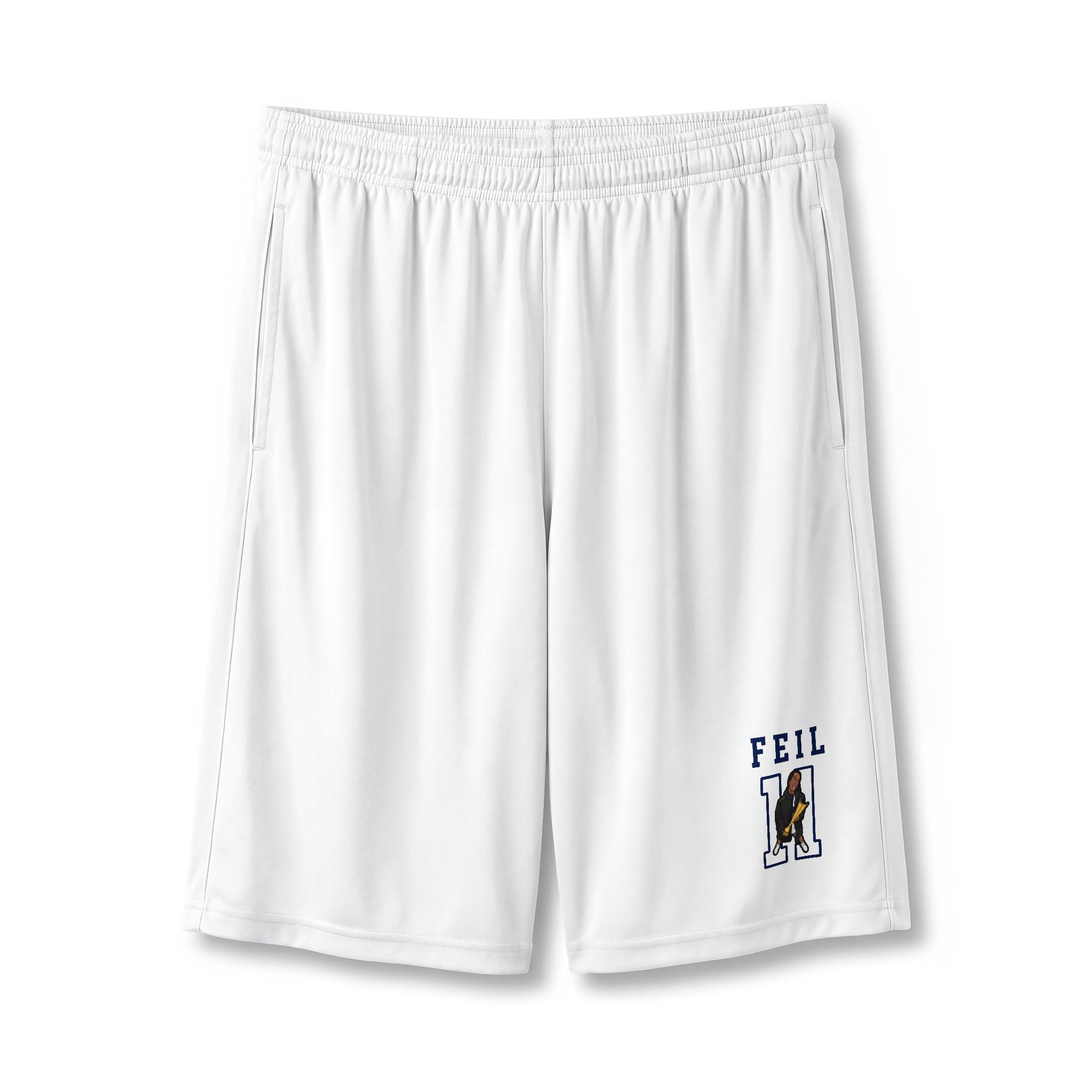 Shorts — character_shirsey in White