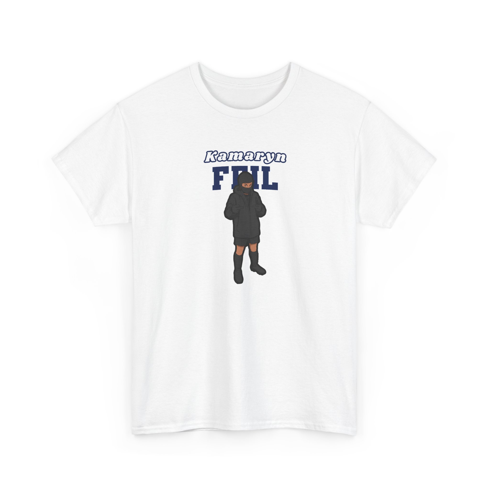 Tee — character_name_arch in White