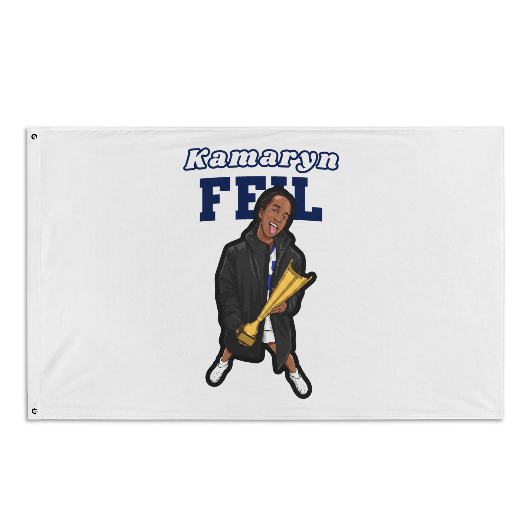 Flag (35 × 56 in) — character_name_arch in Classic