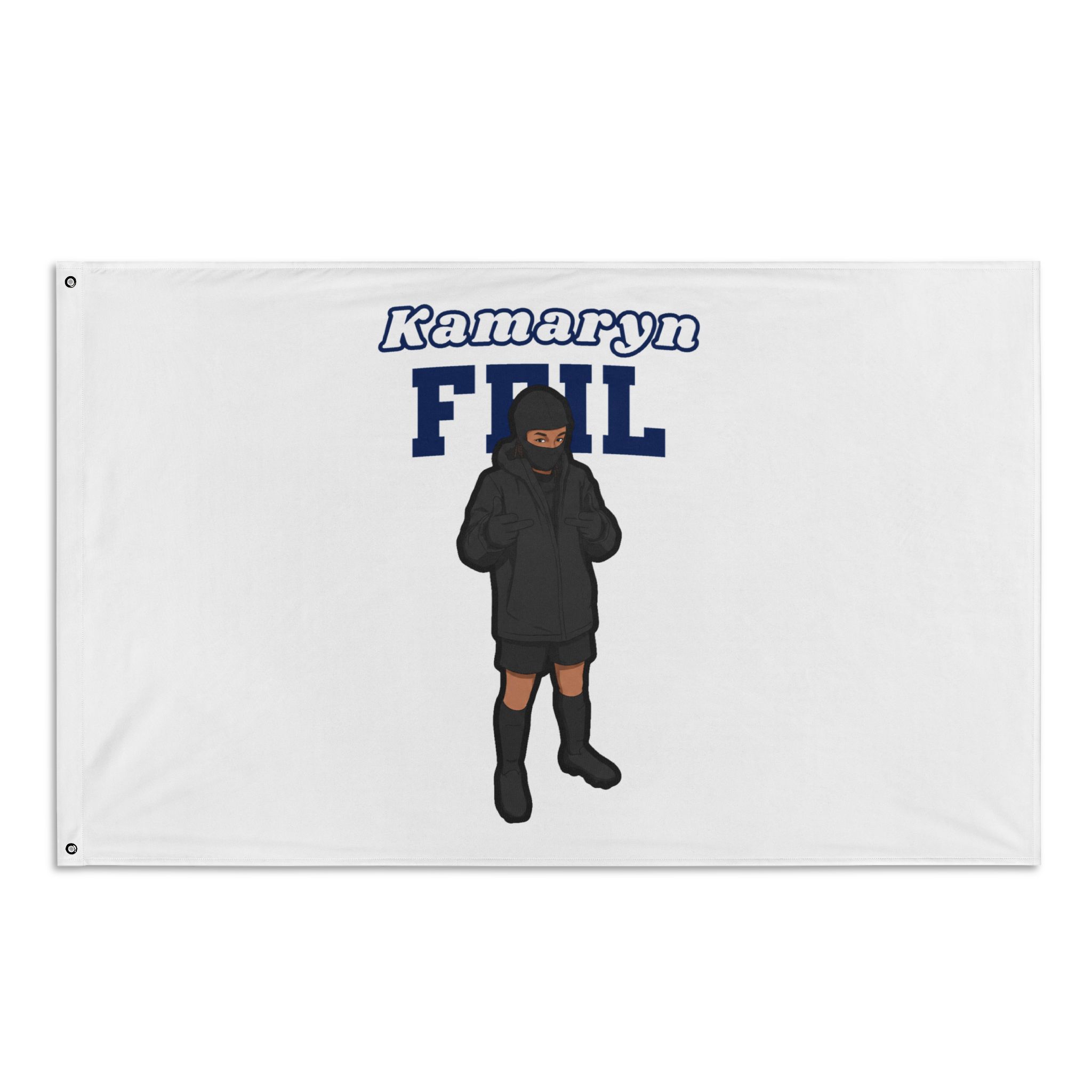 Flag (35 × 56 in) — character_name_arch in Classic