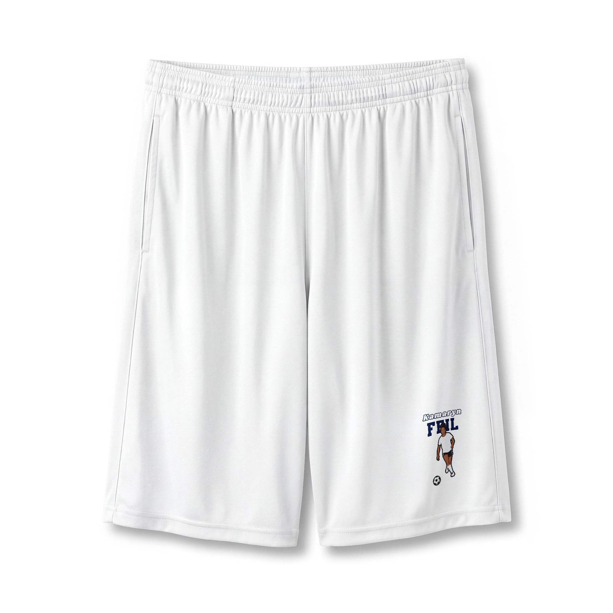 Shorts — character_name_arch in White