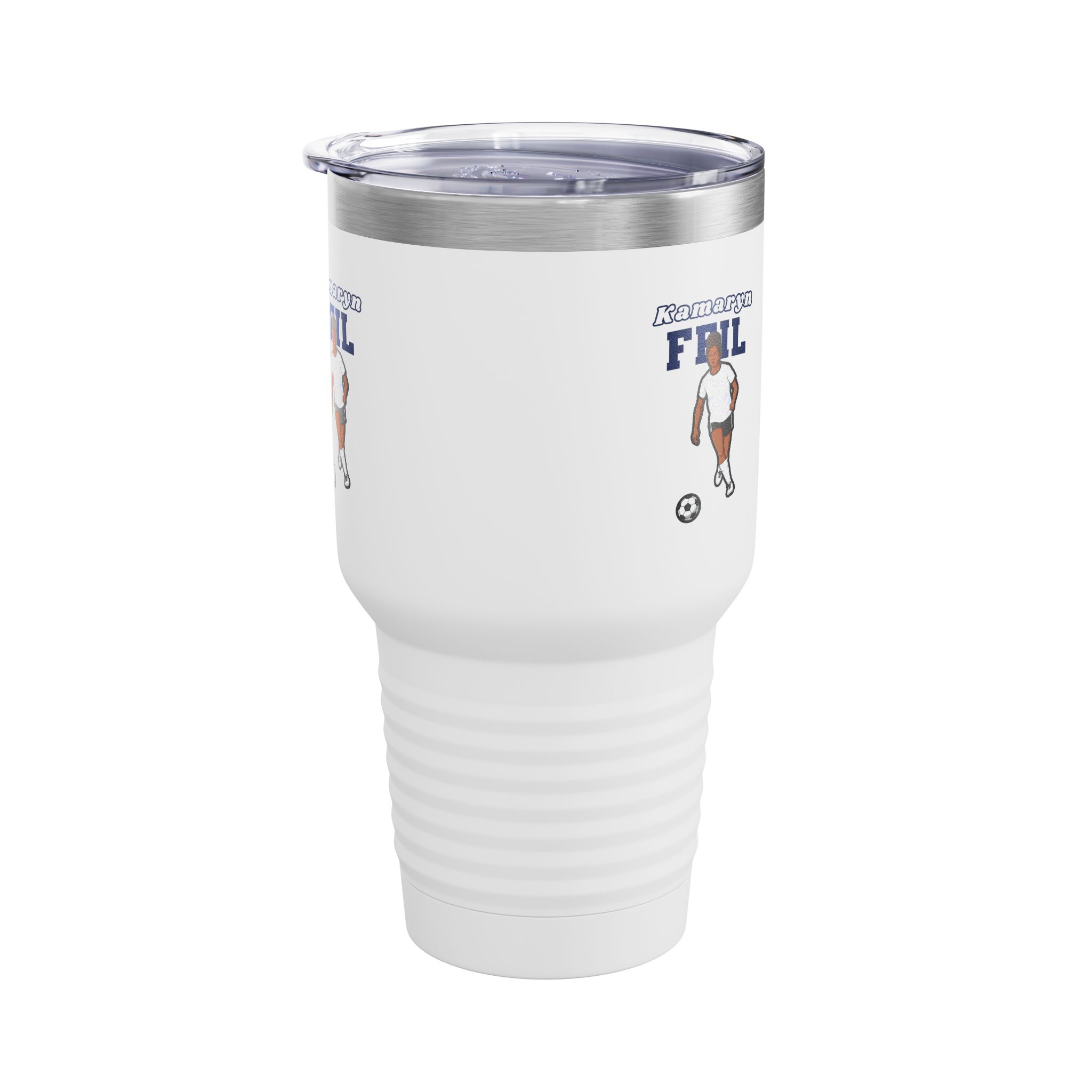 30oz Tumbler — character_name_arch in White