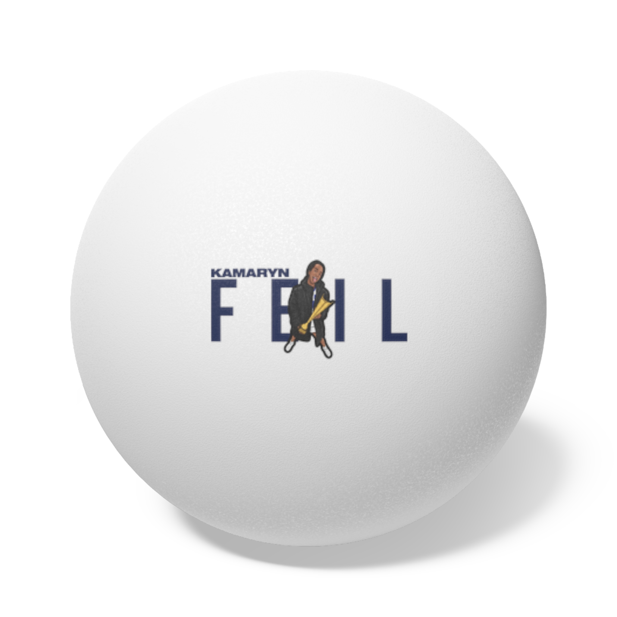 Ping Pong Balls, 6 pcs — character_player_name in White