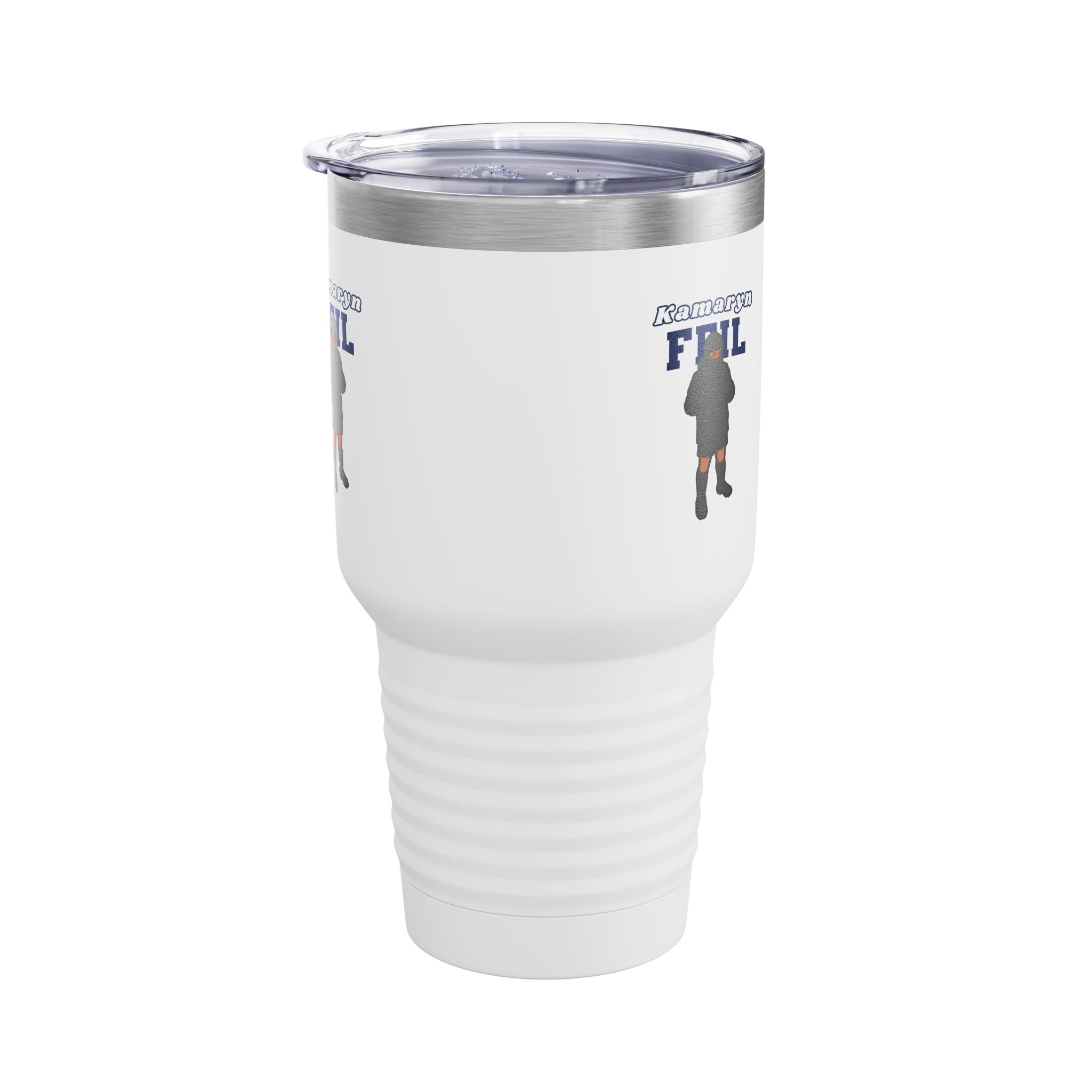 30oz Tumbler — character_name_arch in White