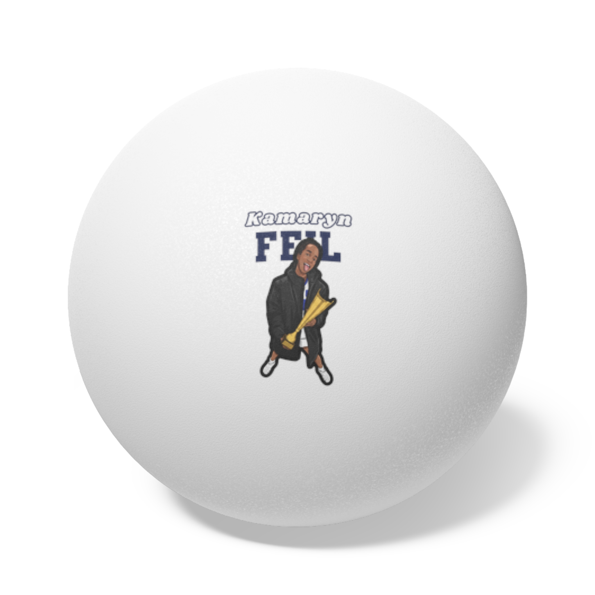 Ping Pong Balls, 6 pcs — character_name_arch in White