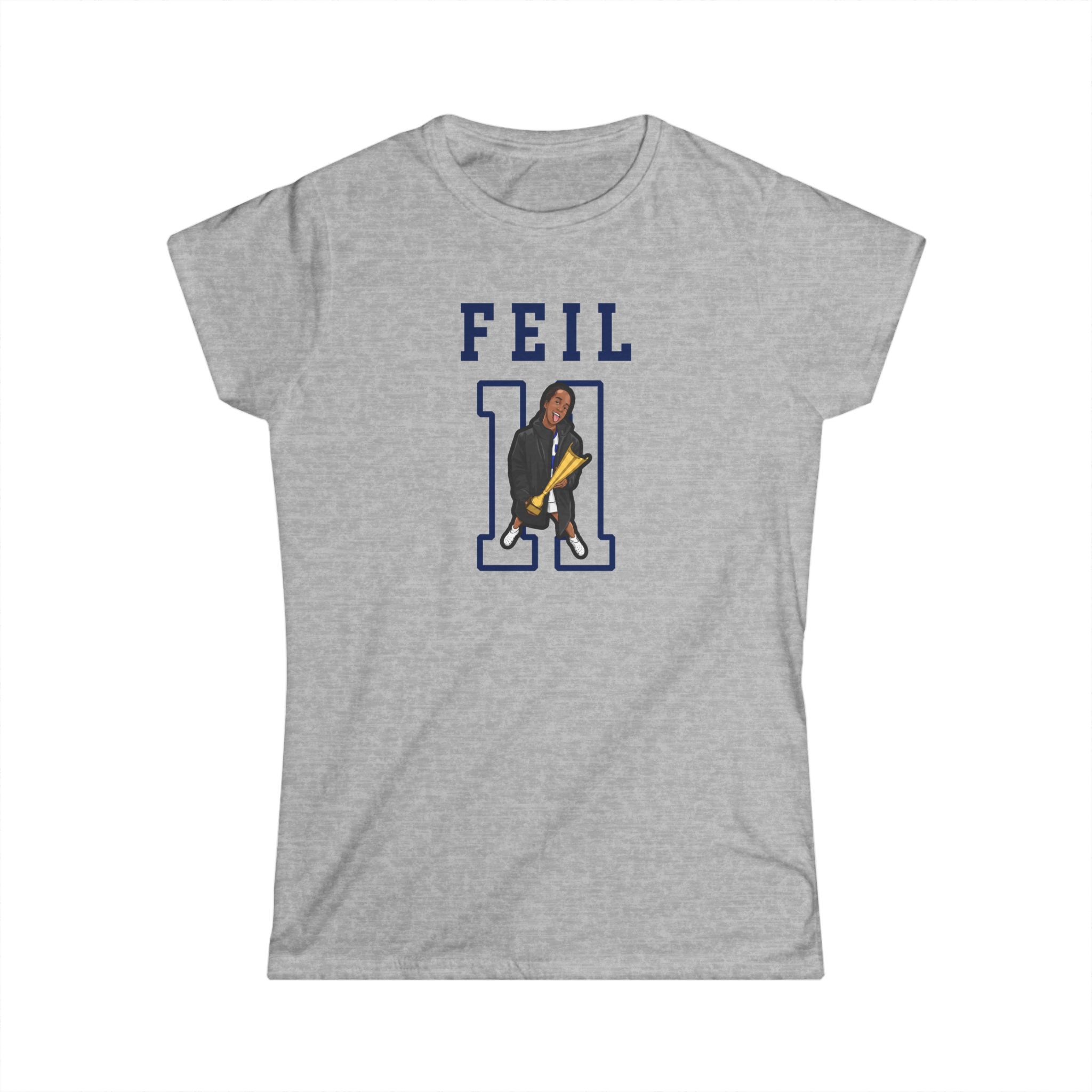 Women's Softstyle Tee — character_shirsey in Grey