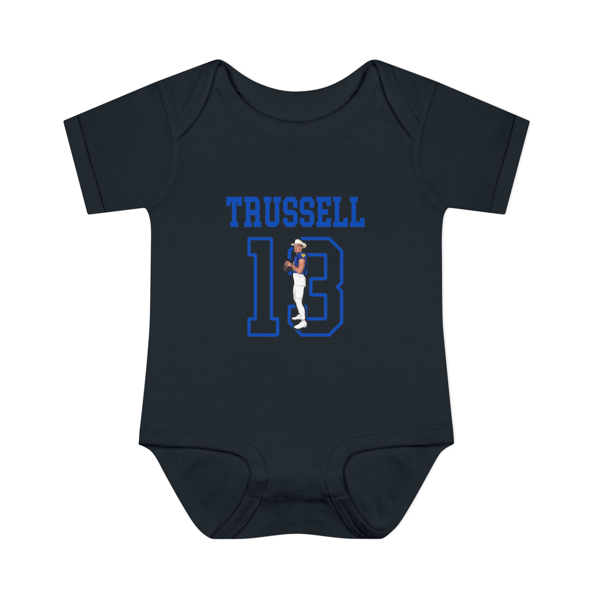 Baby Onesie — character_shirsey in Black