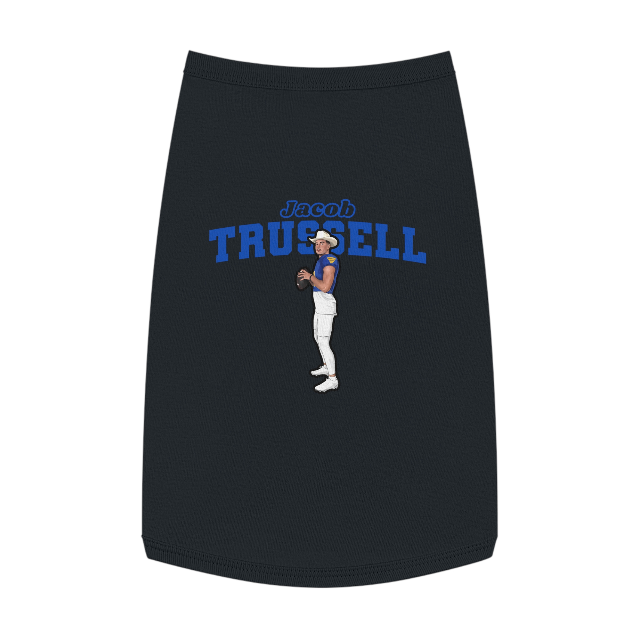 Pet Tank Top — character_name_arch in White