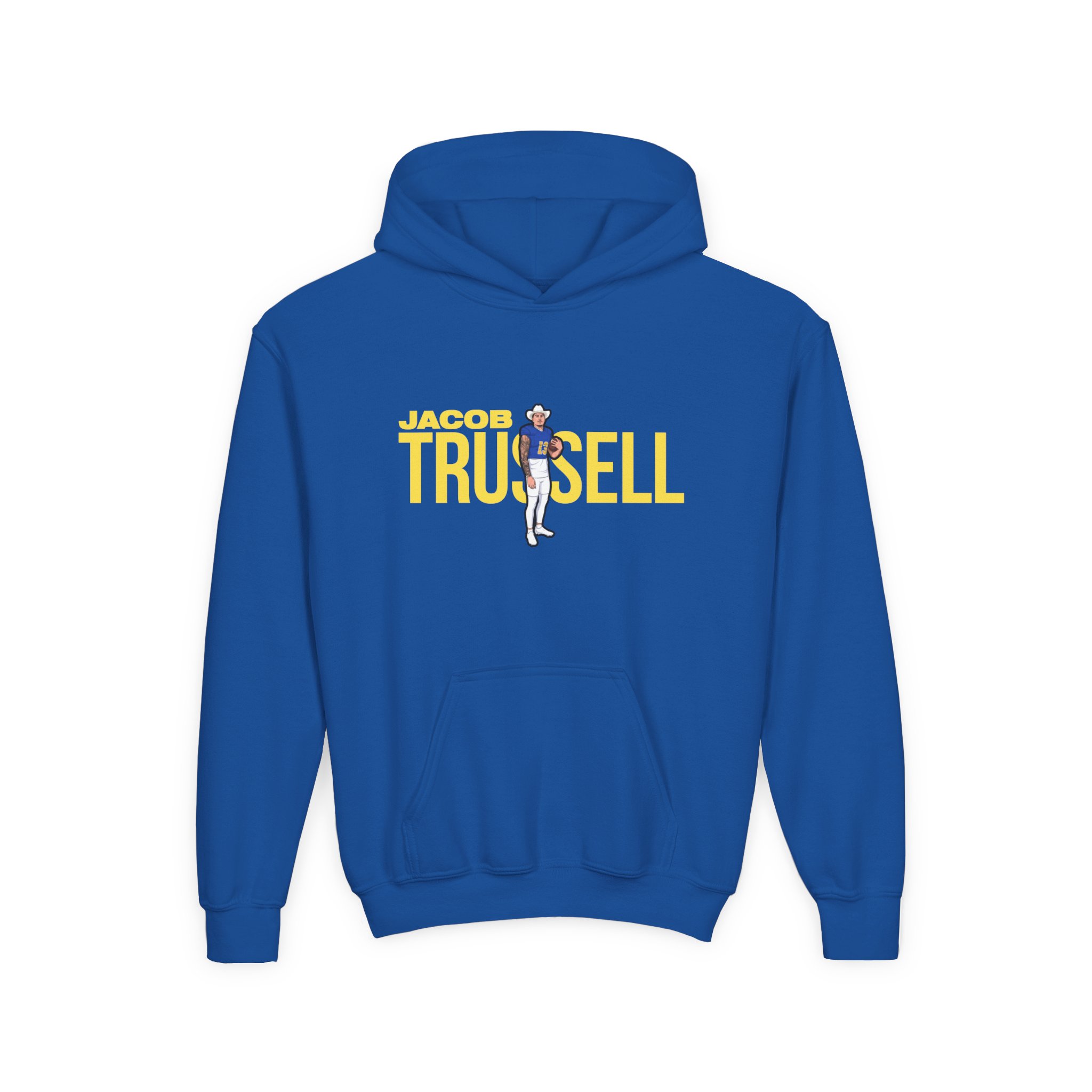 Youth Hoodie — character_player_name in Royal