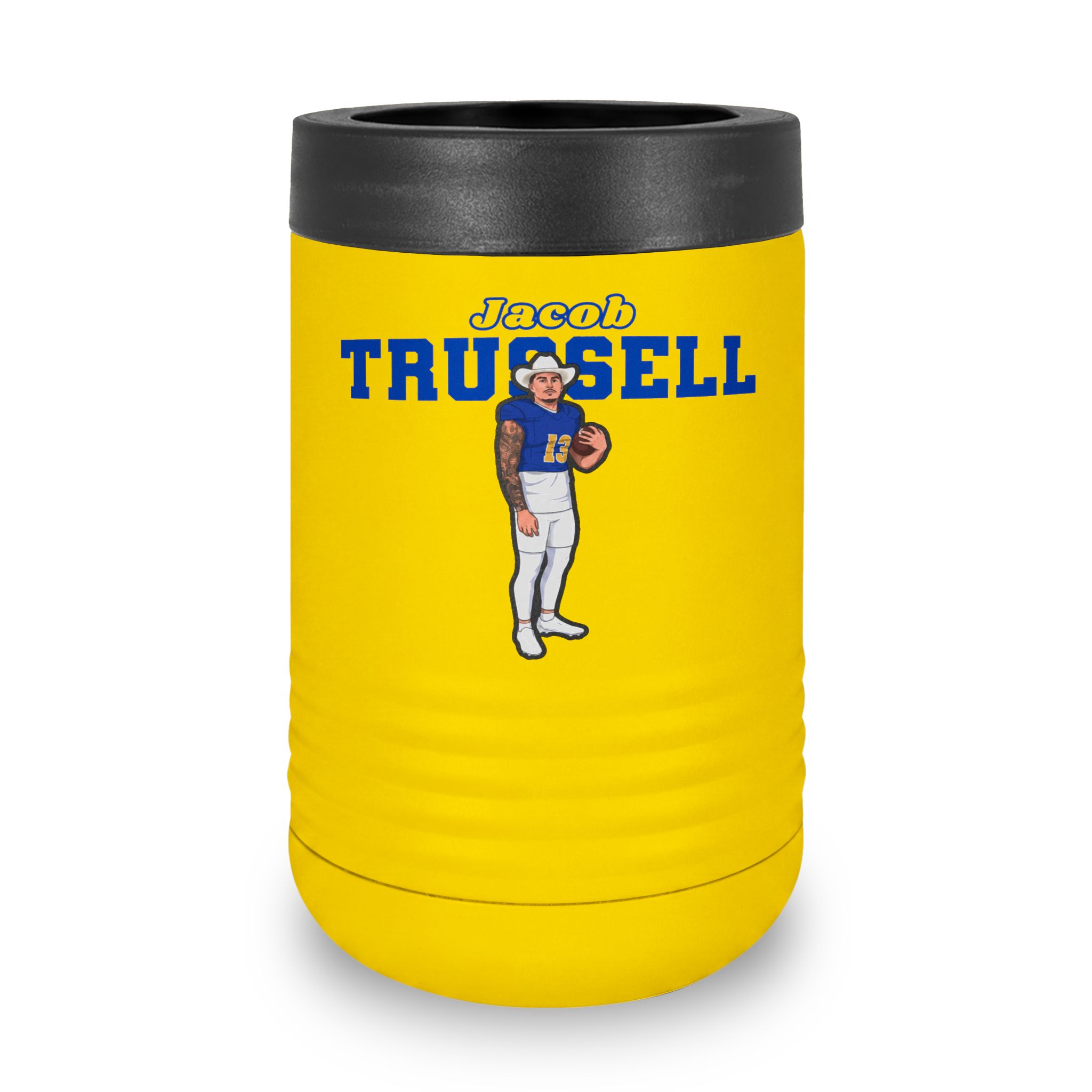 Stainless Can Cooler — character_name_arch in Yellow