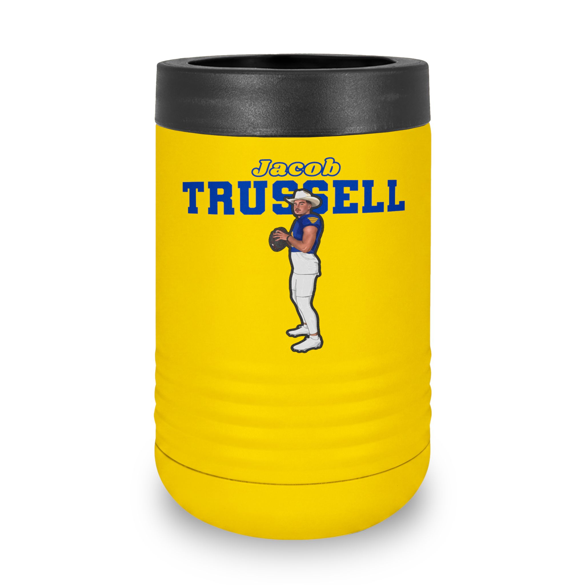 Stainless Can Cooler — character_name_arch in Yellow