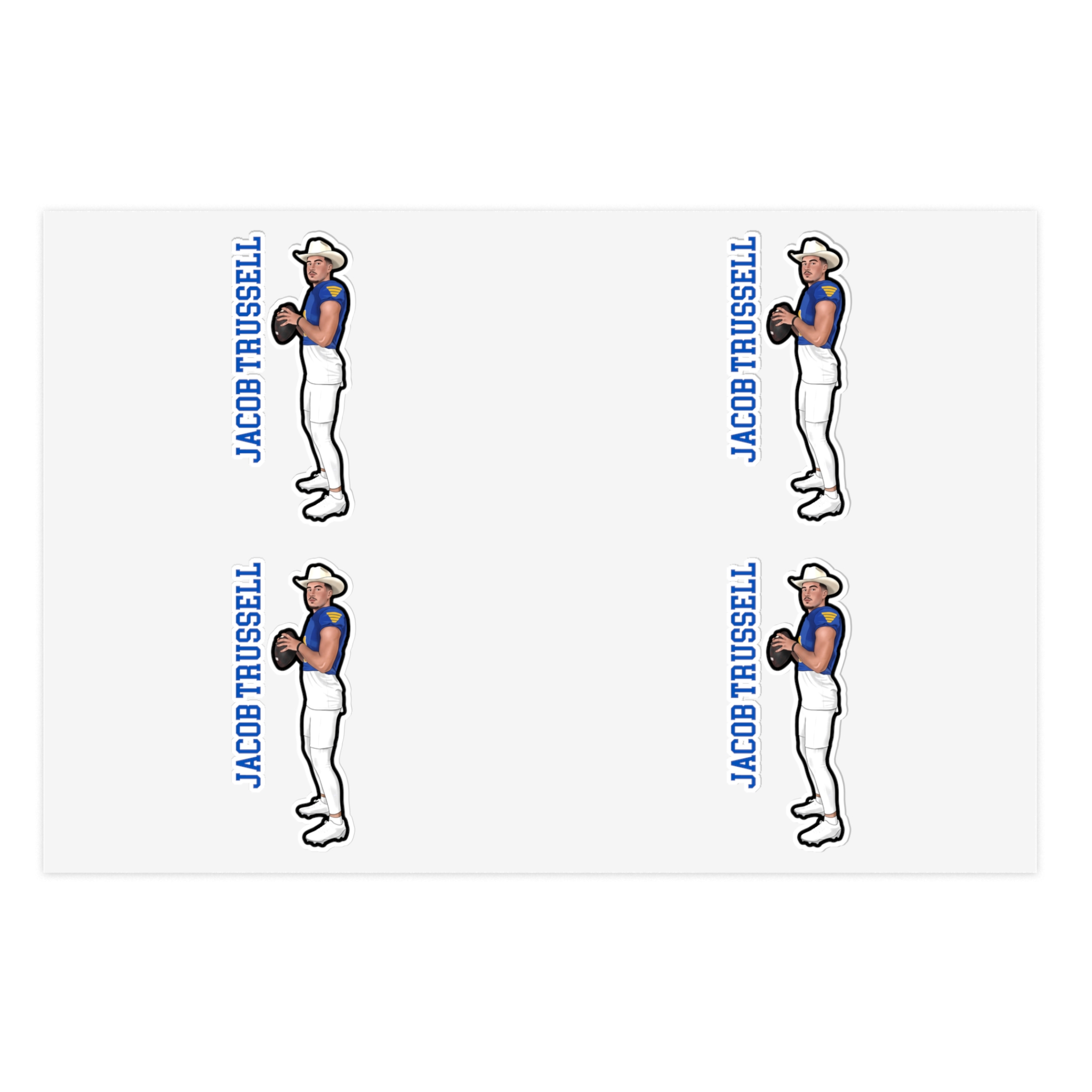 Sticker Sheet — character_name_vertical in Classic