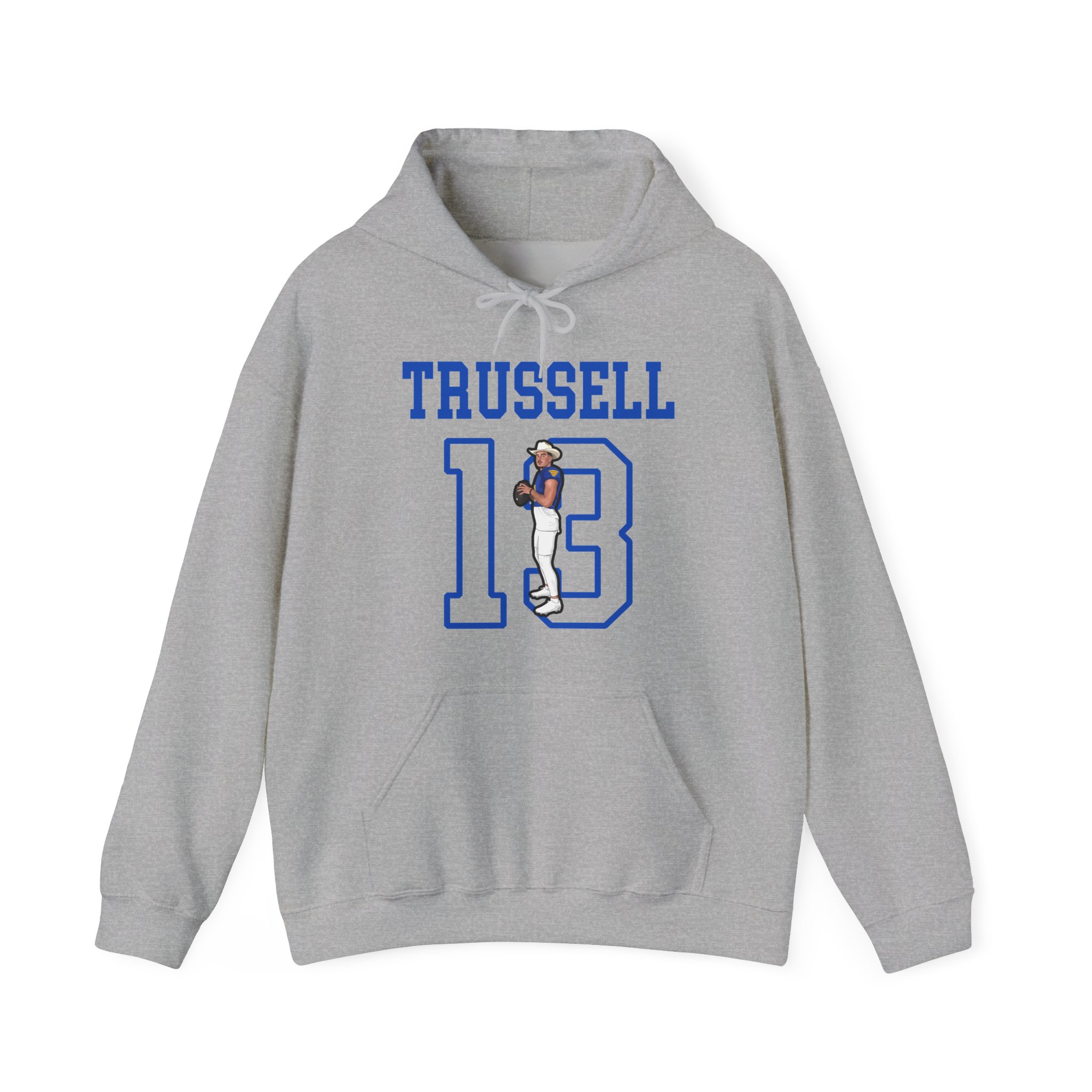 Hoodie — character_shirsey in Grey