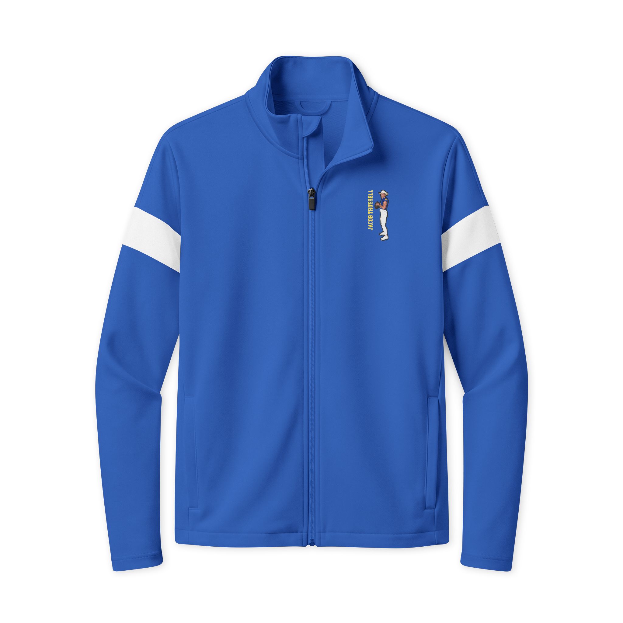 Travel Full-Zip Jacket — character_name_vertical in True Royal/ White