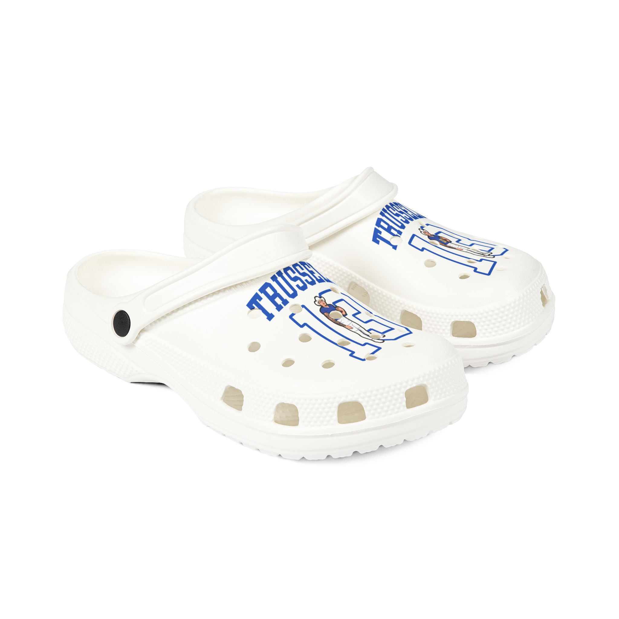 Rubber Clogs — character_shirsey in White
