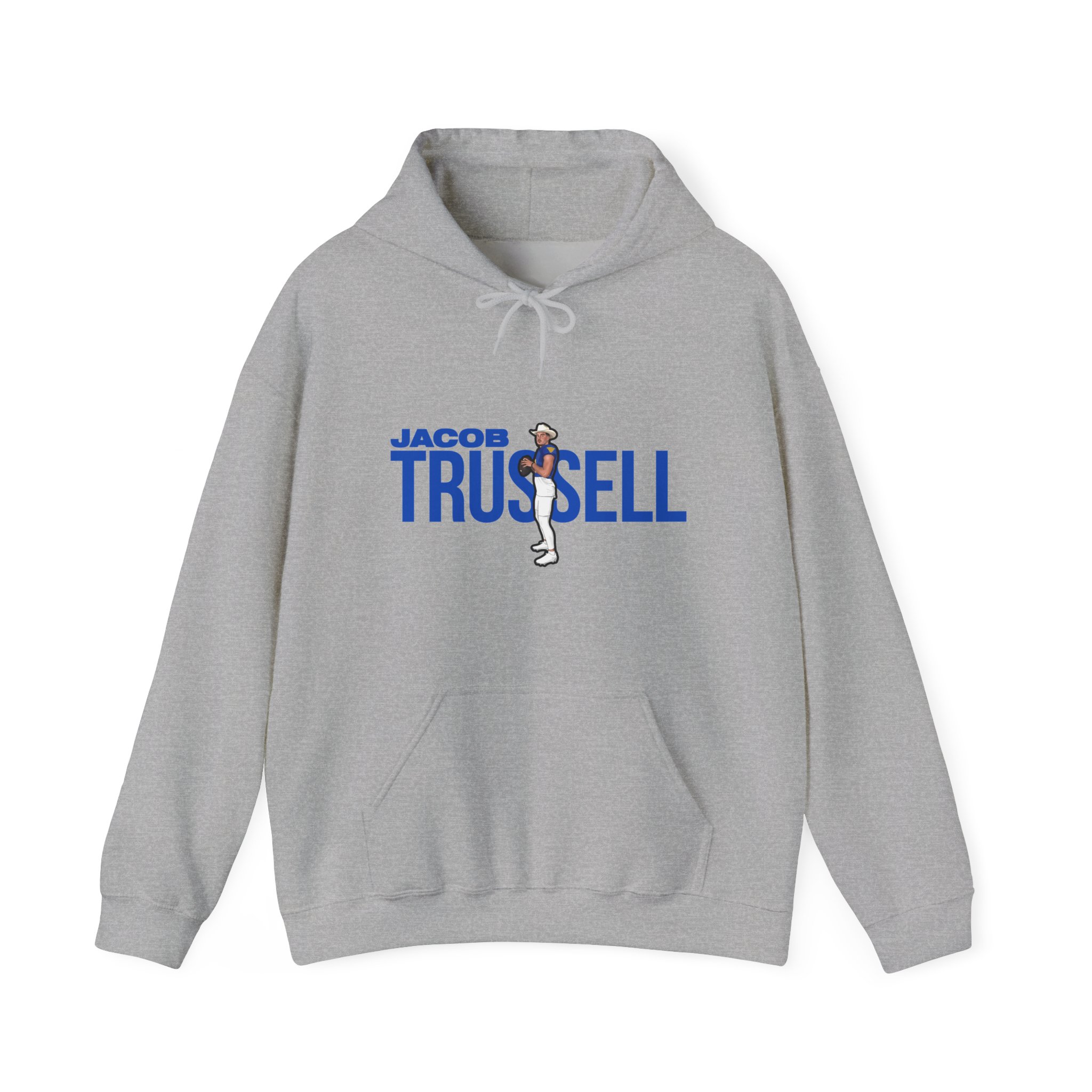 Hoodie — character_player_name in Grey