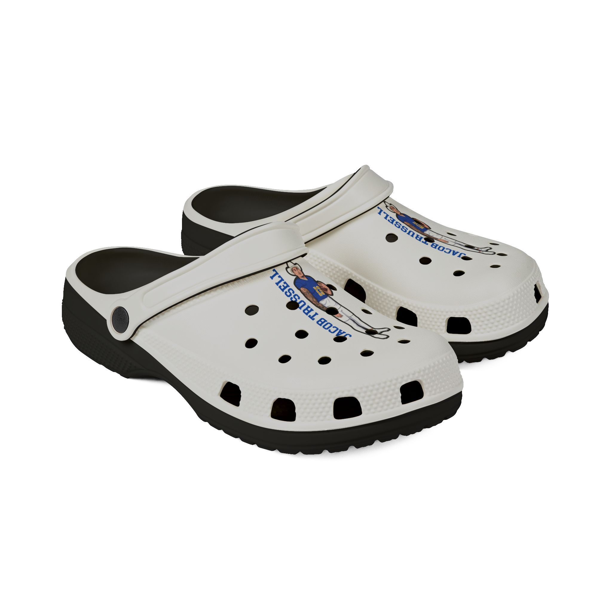Rubber Clogs — character_name_vertical in Black