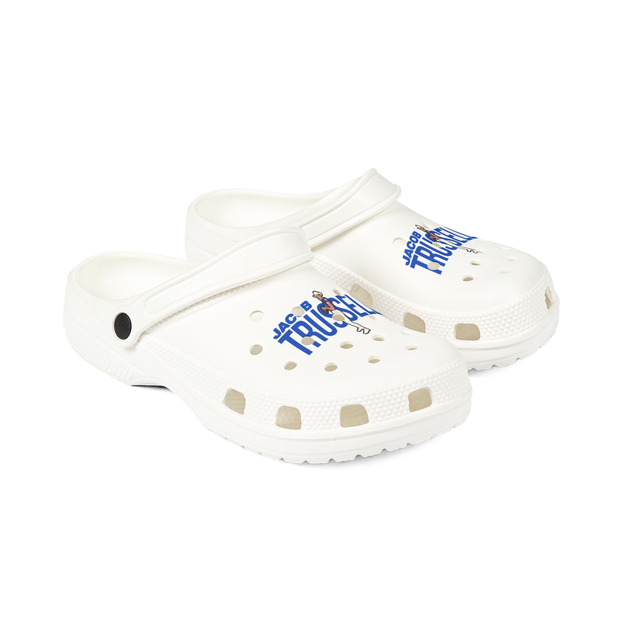 Rubber Clogs — character_player_name in White