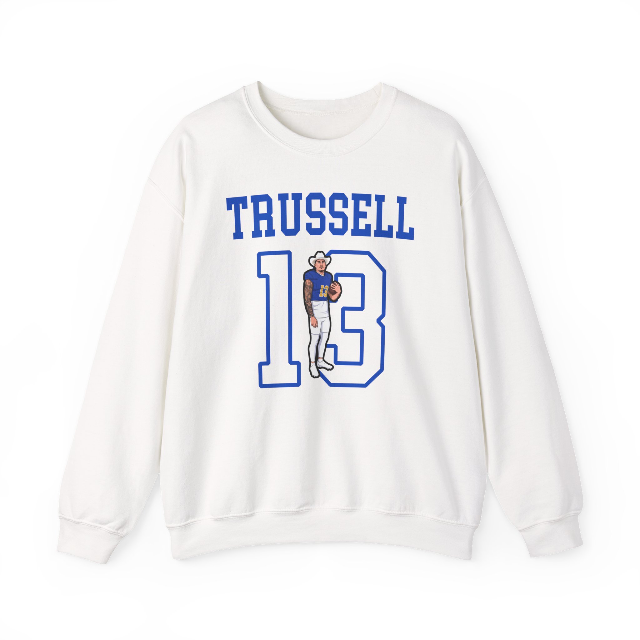 Crewneck Sweatshirt — character_shirsey in White