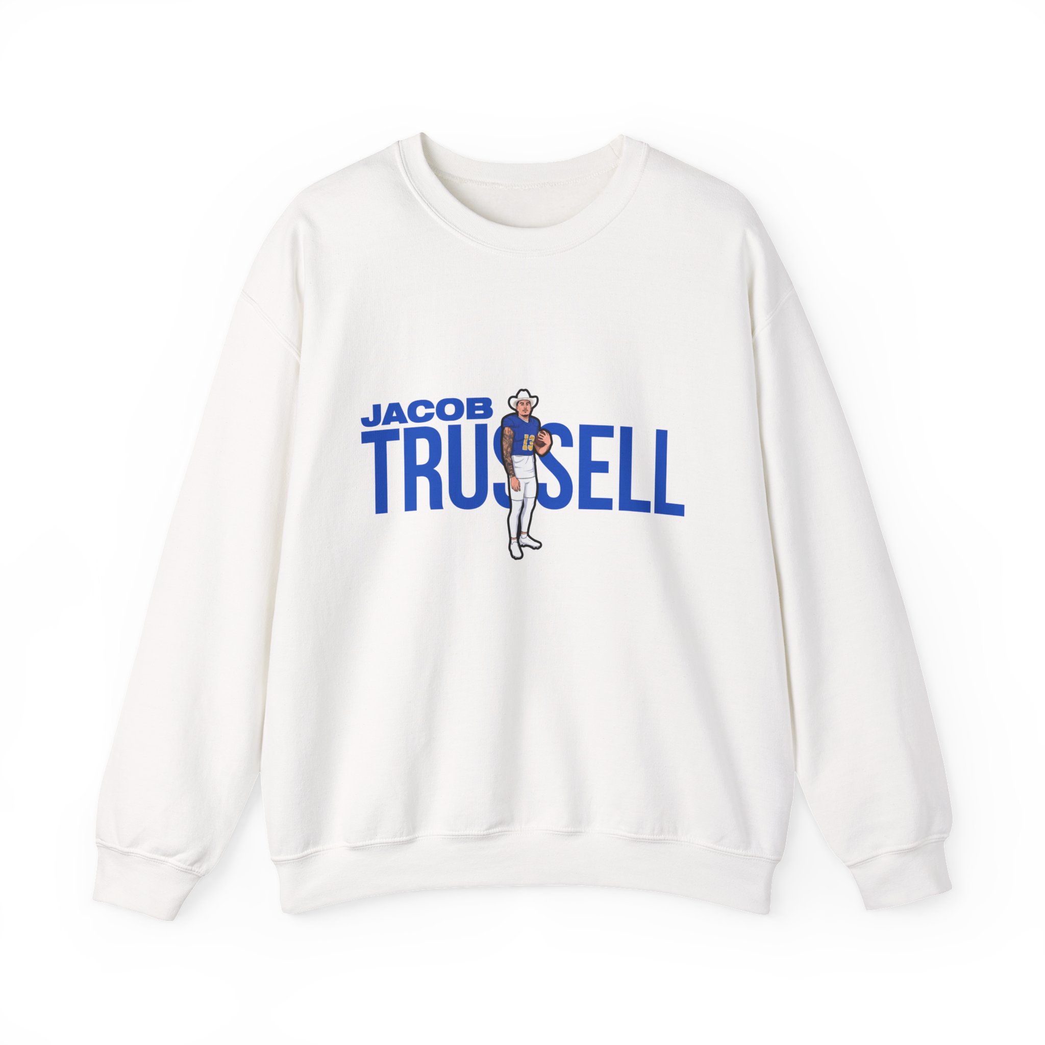 Crewneck Sweatshirt — character_player_name in White