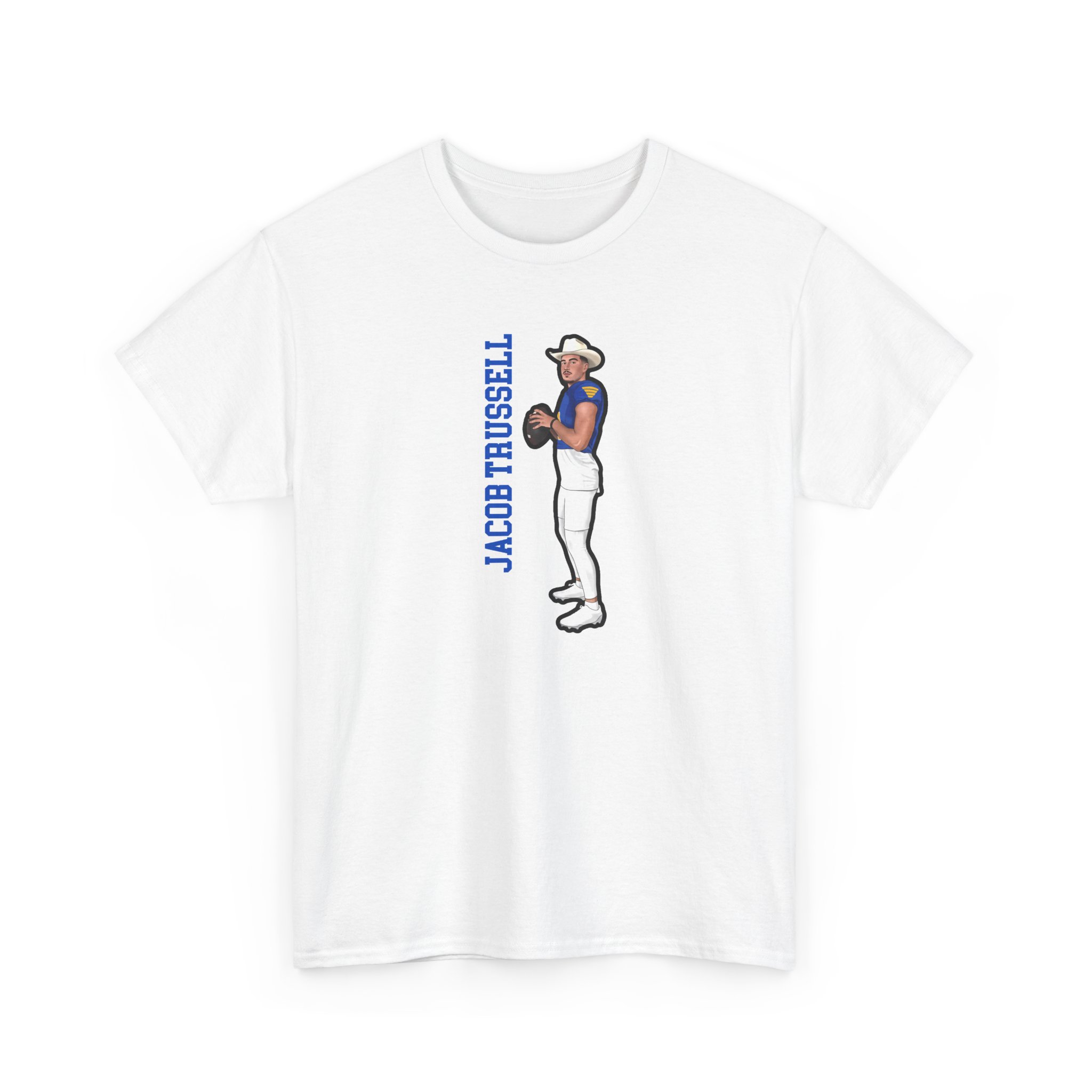 Tee — character_name_vertical in White