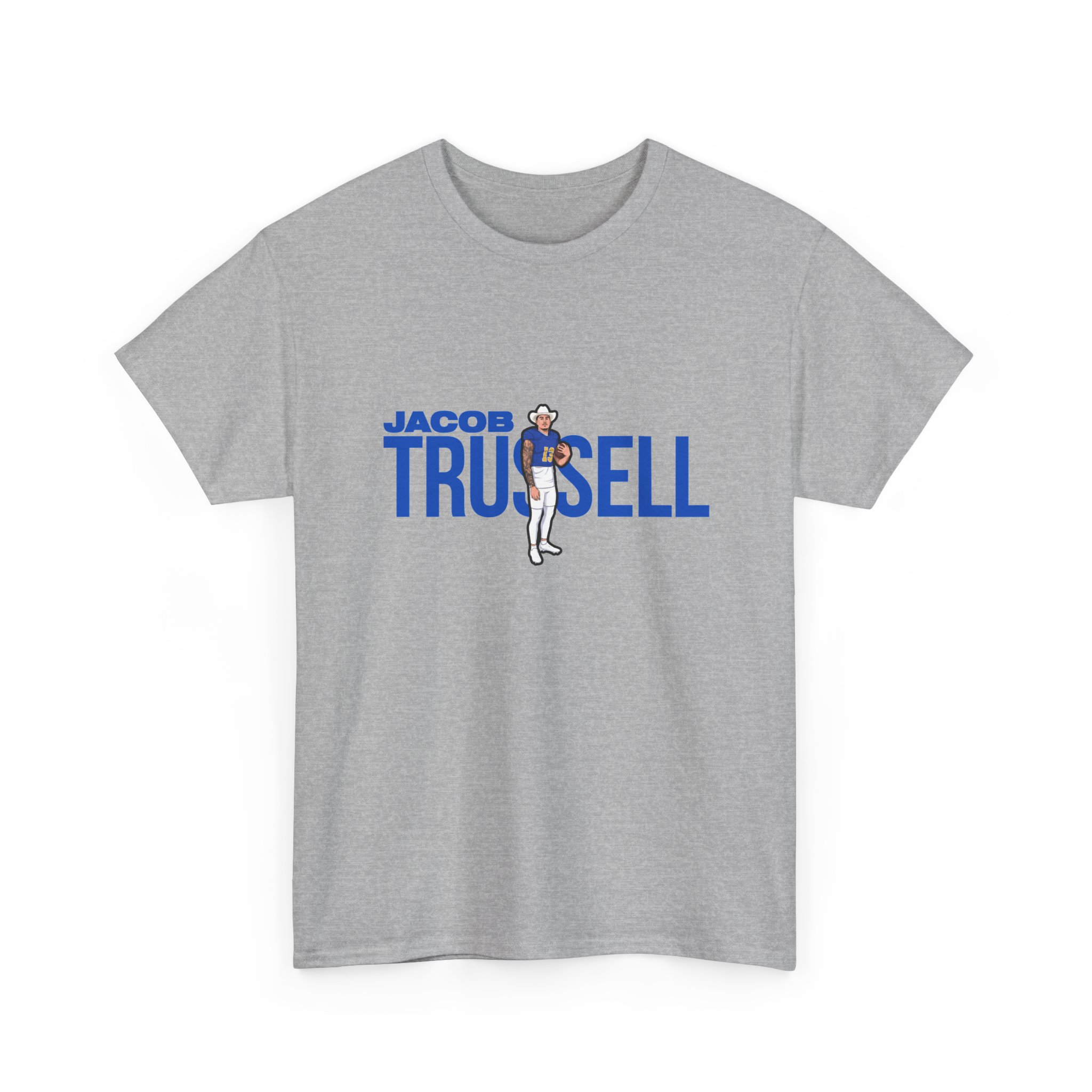 Tee — character_player_name in Grey