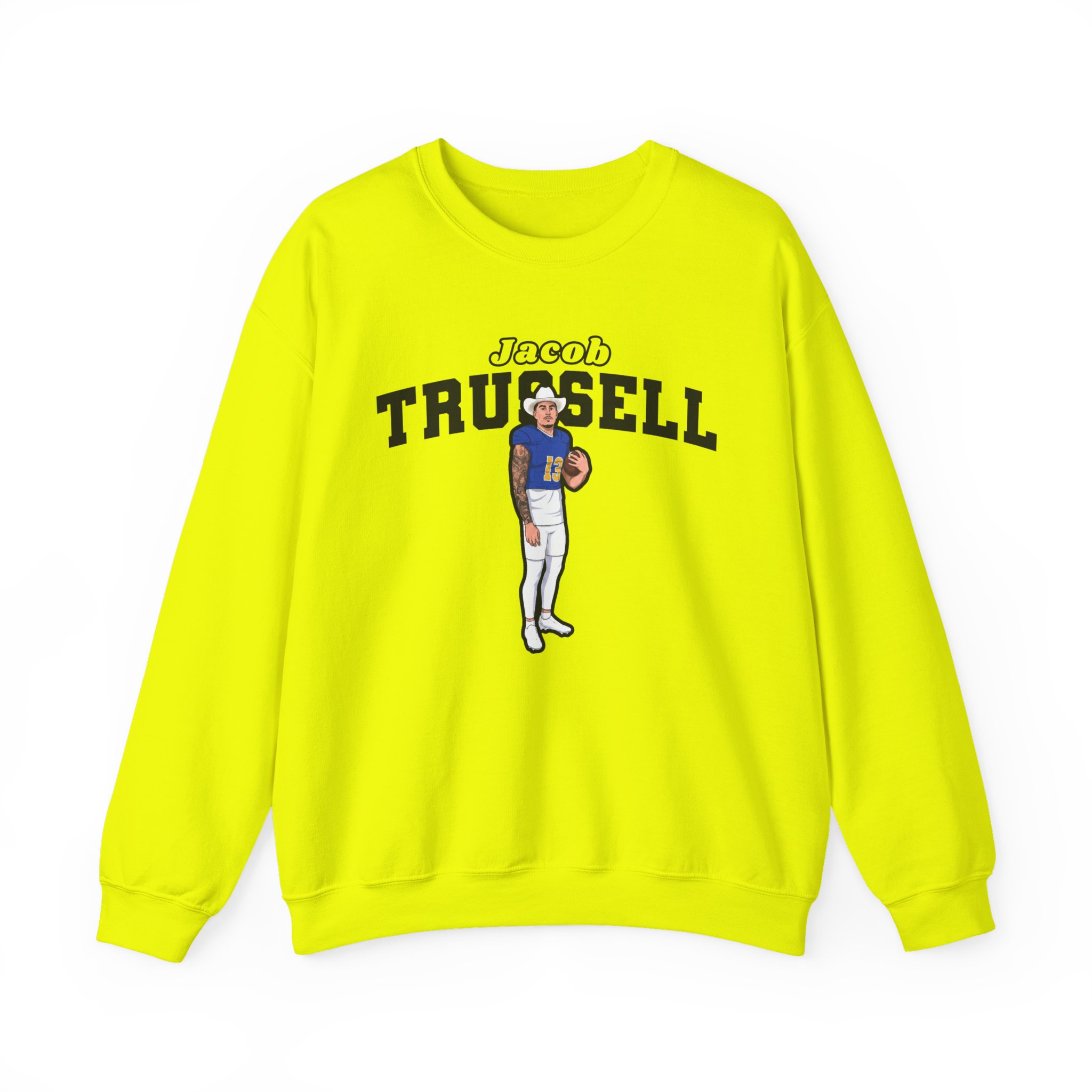 Crewneck Sweatshirt — character_name_arch in Green