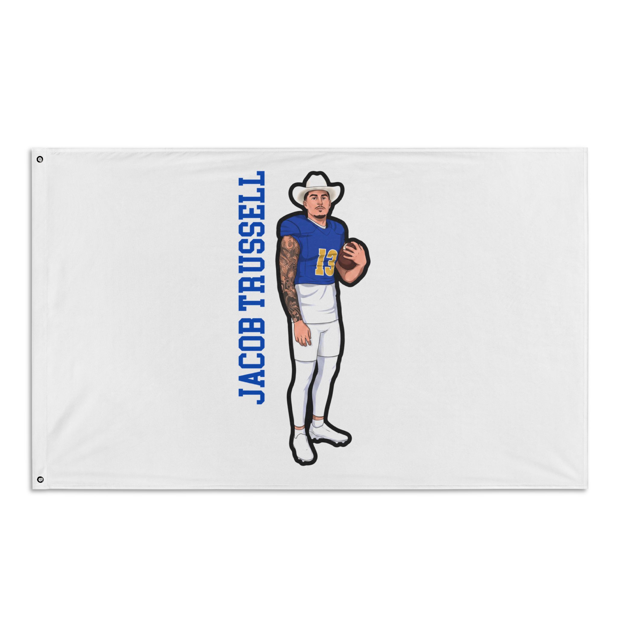 Flag (35 × 56 in) — character_name_vertical in Classic