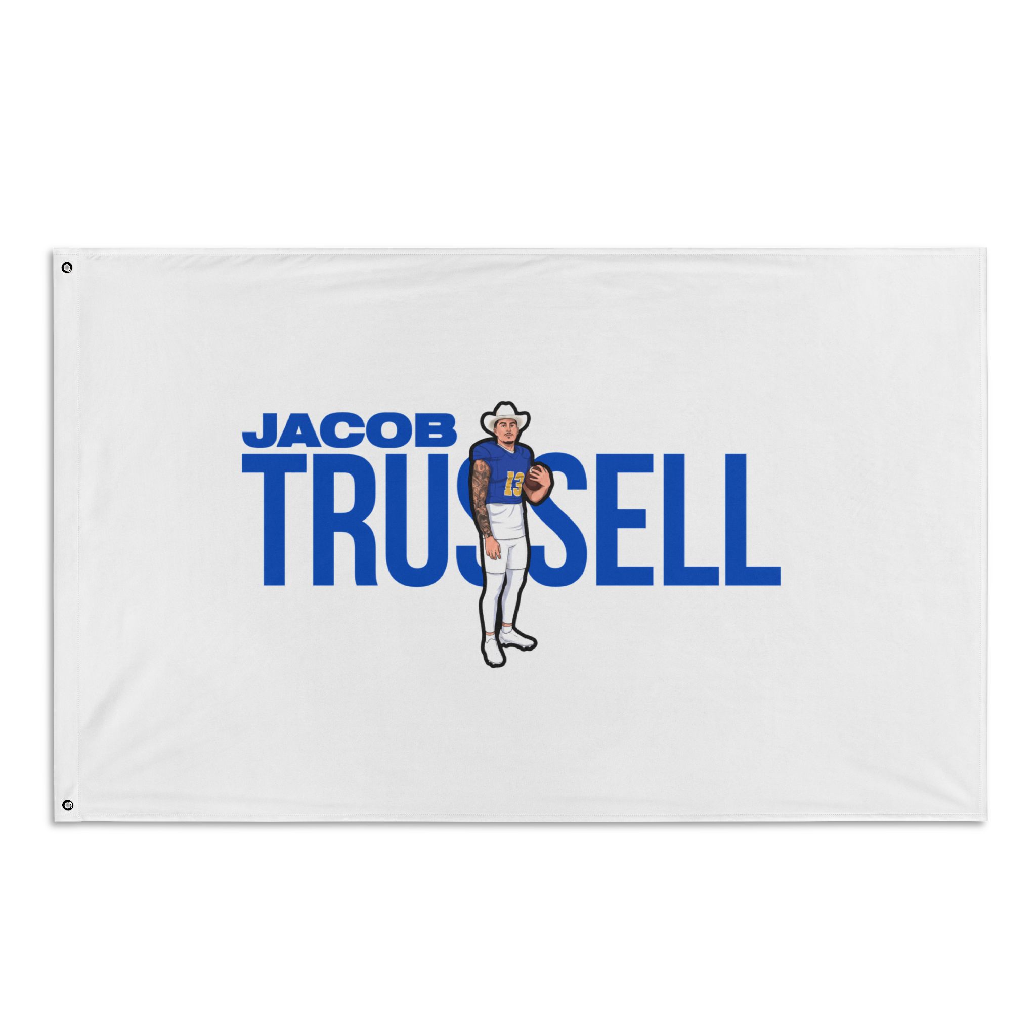 Flag (35 × 56 in) — character_player_name in Classic
