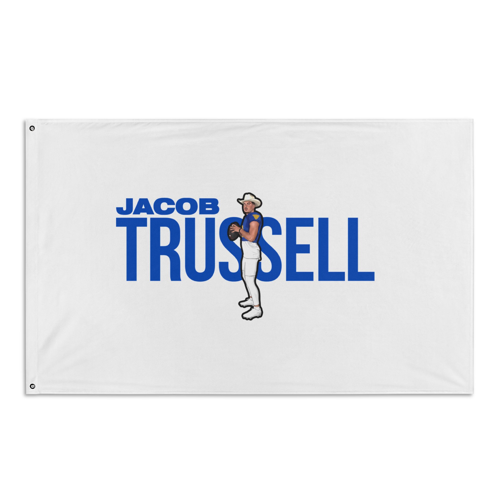 Flag (35 × 56 in) — character_player_name in Classic