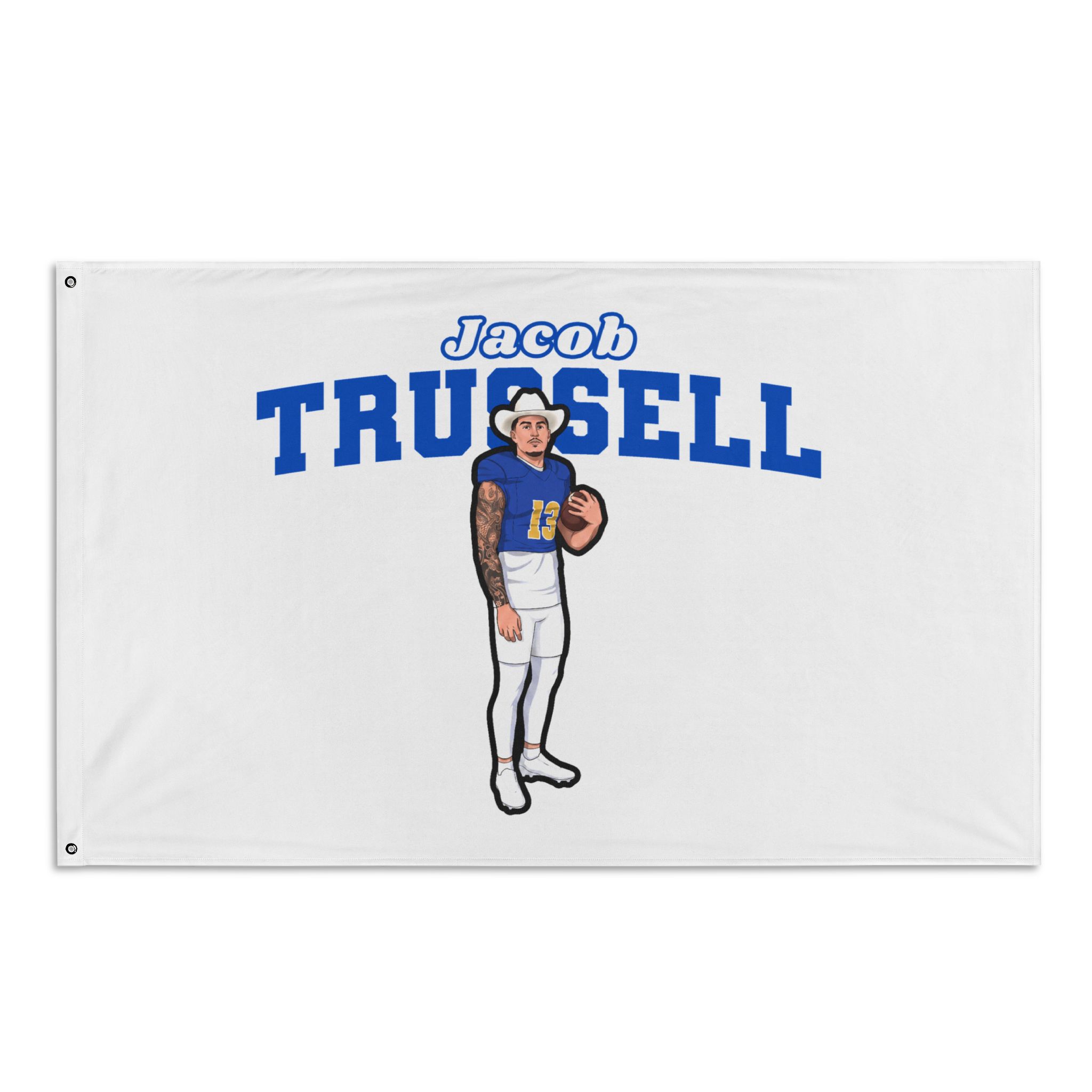Flag (35 × 56 in) — character_name_arch in Classic