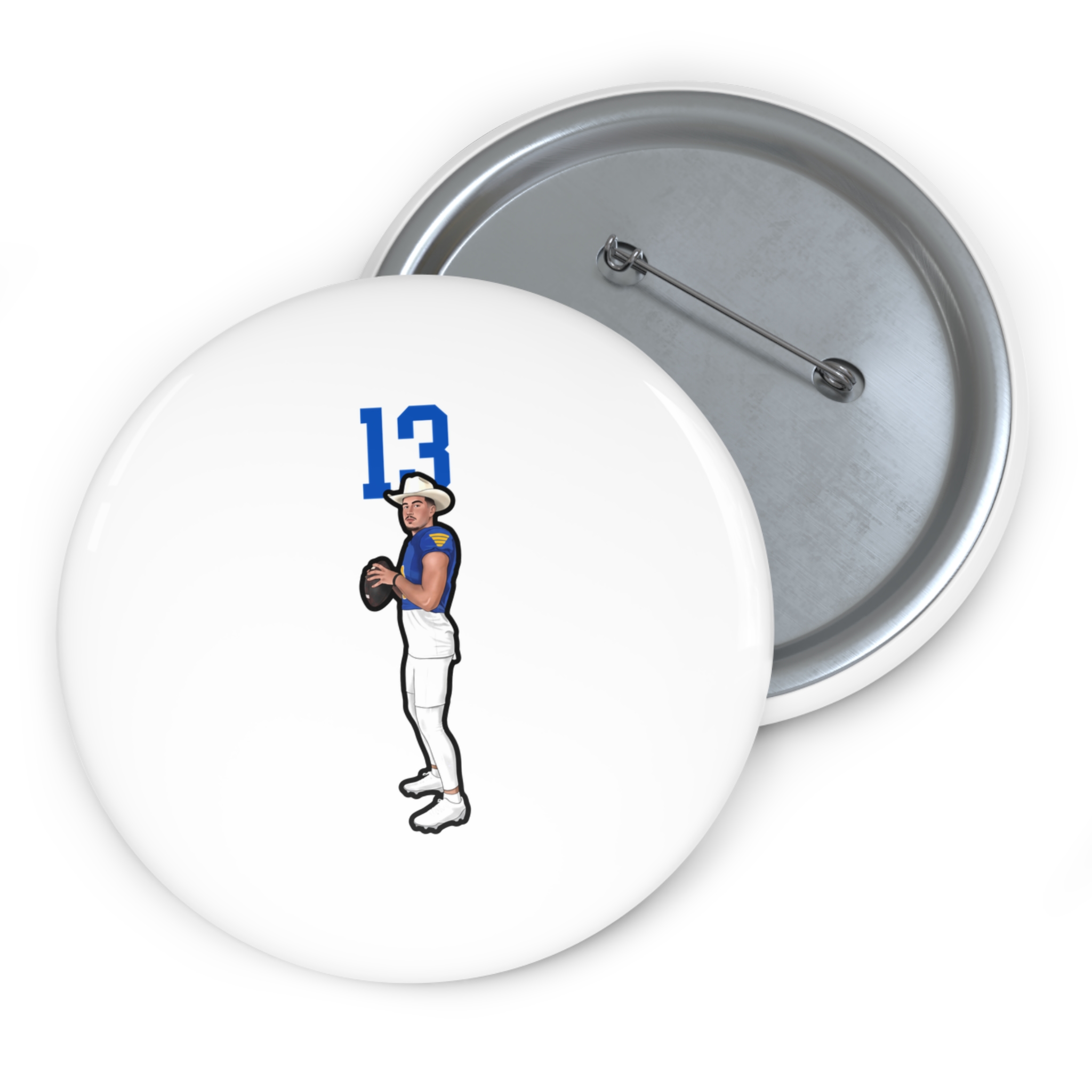 Game Day Pin — character_number_top in Classic