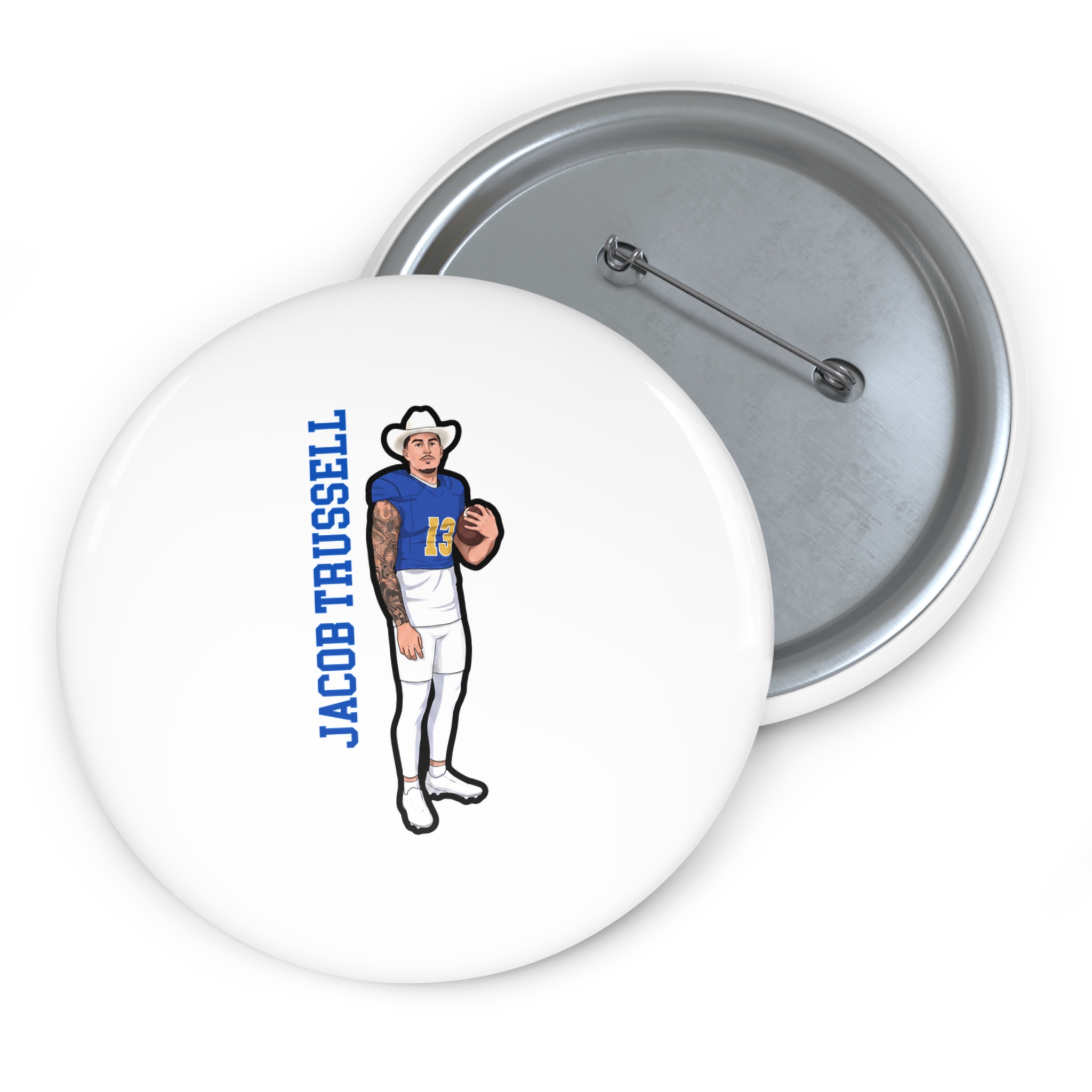 Game Day Pin — character_name_vertical in Classic