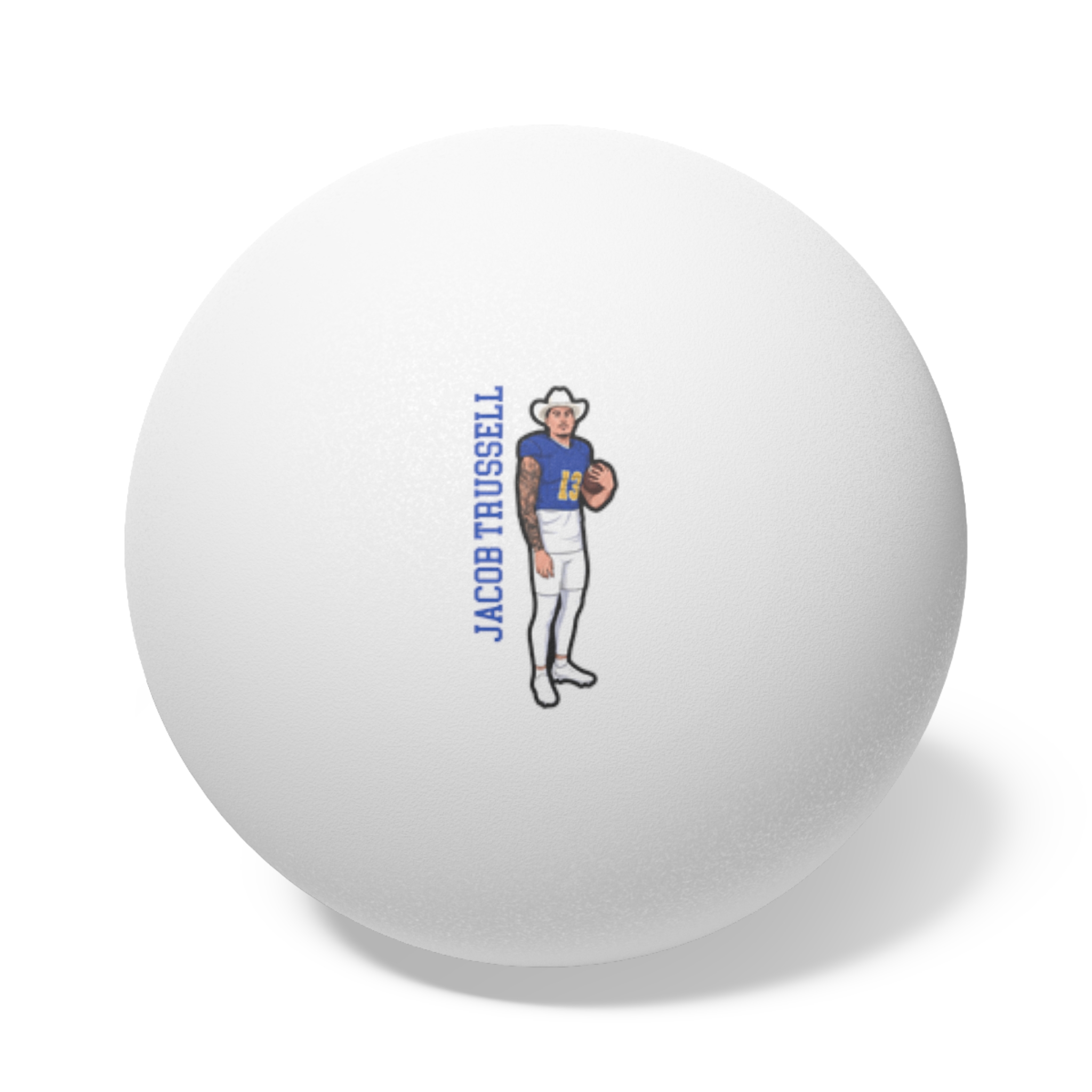 Ping Pong Balls, 6 pcs — character_name_vertical in White